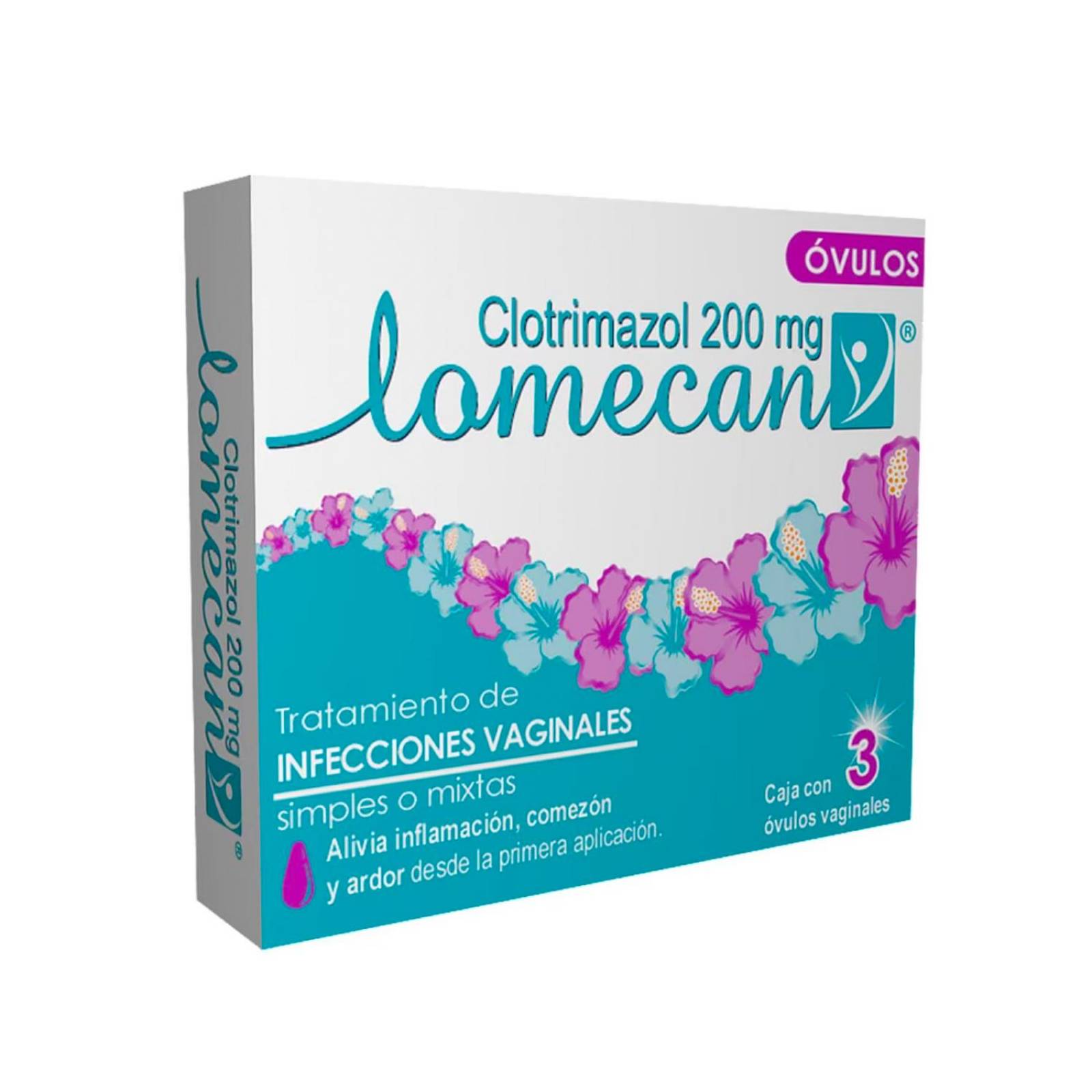 Óvulos Lomecan V Floral 3 piezas