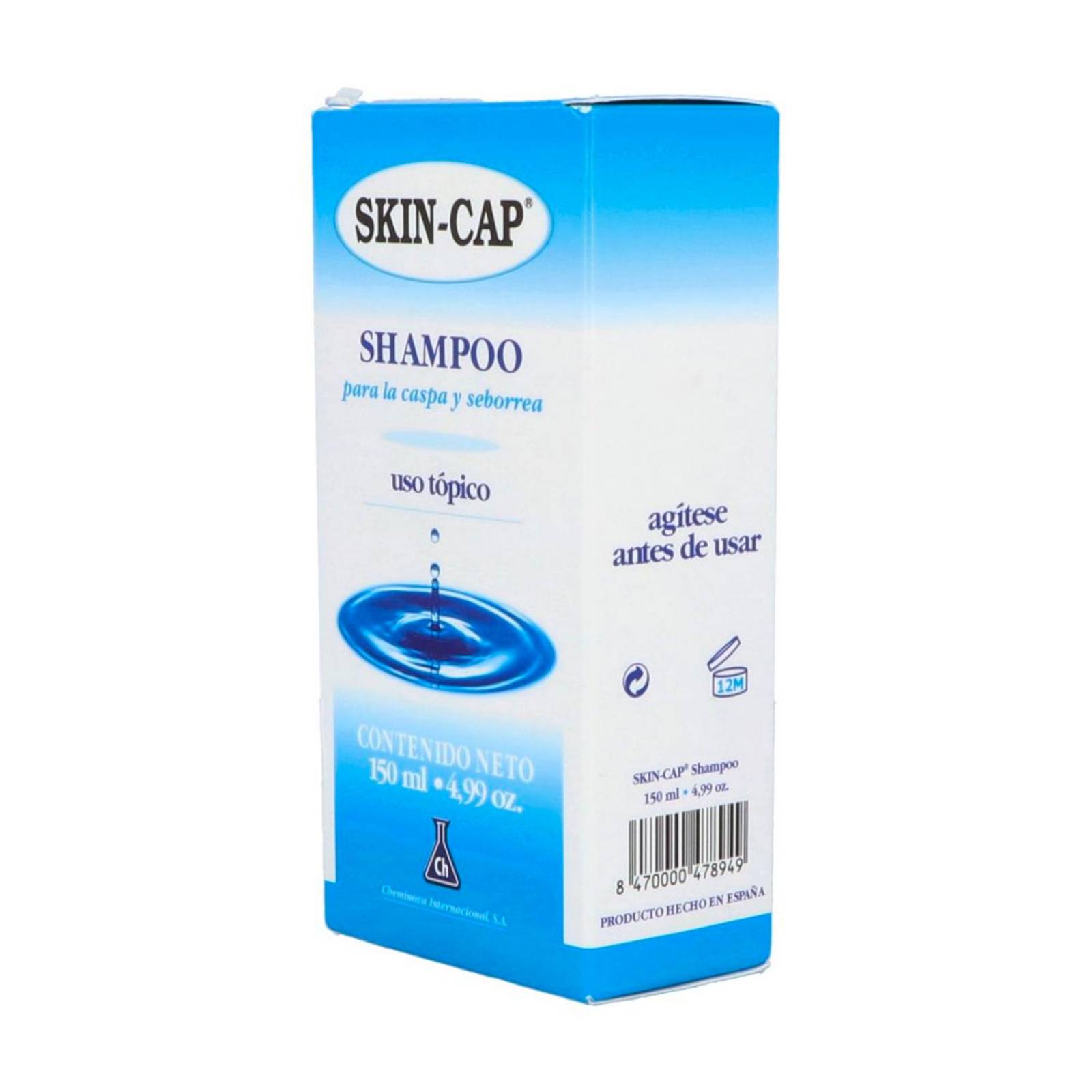 Shampoo Skin-Cap para Caspa y Saborrea 150 ml