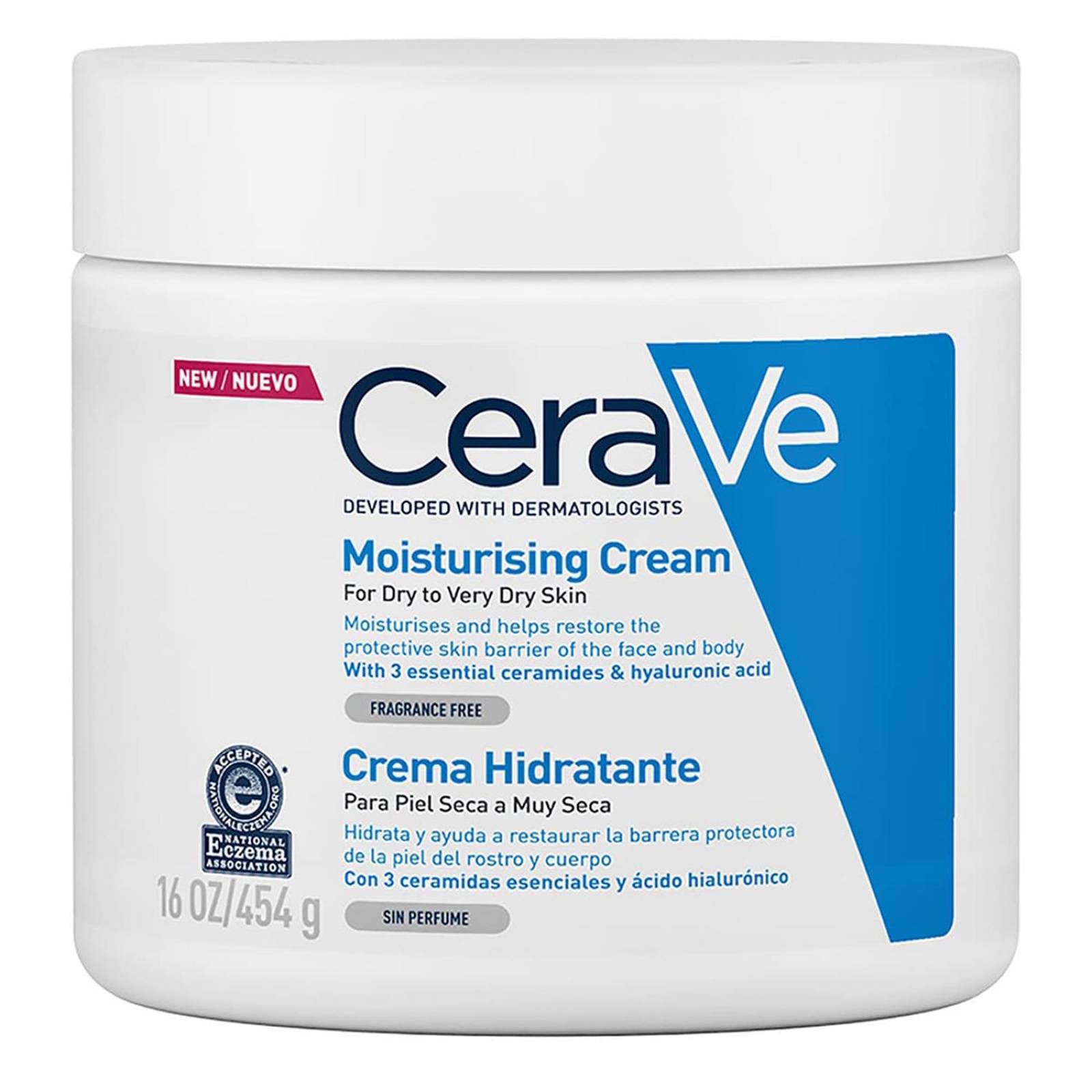 Crema Hidratante CeraVe para Piel Seca 454 g