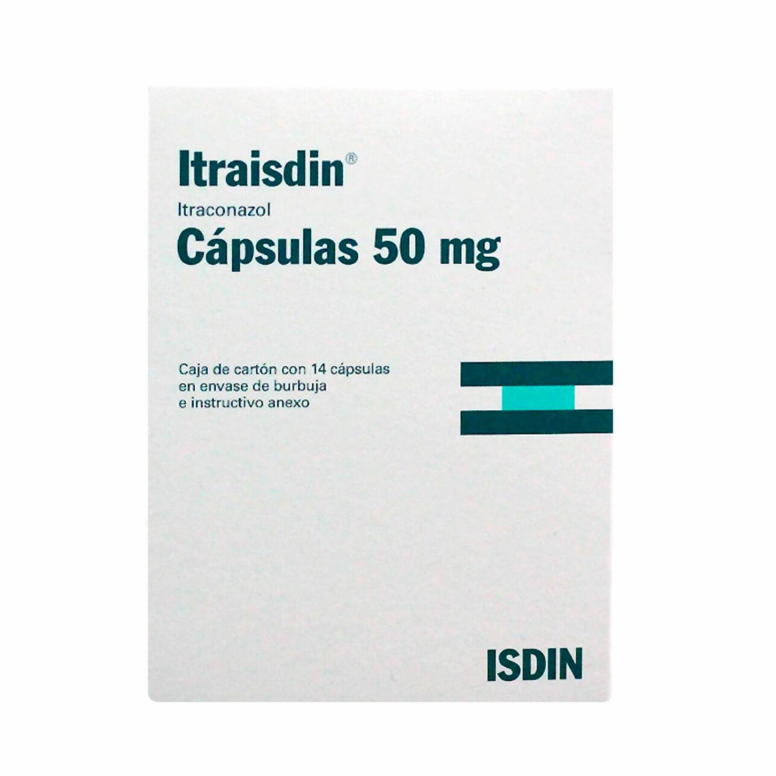 Itraconazol Isdin Itraisdin 14 Cápsulas de 50 mg 