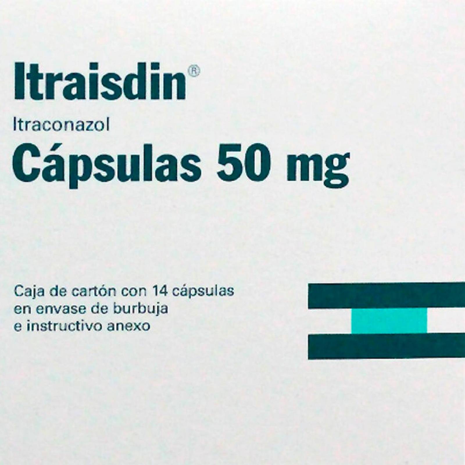 Itraconazol Isdin Itraisdin 14 Cápsulas de 50 mg 