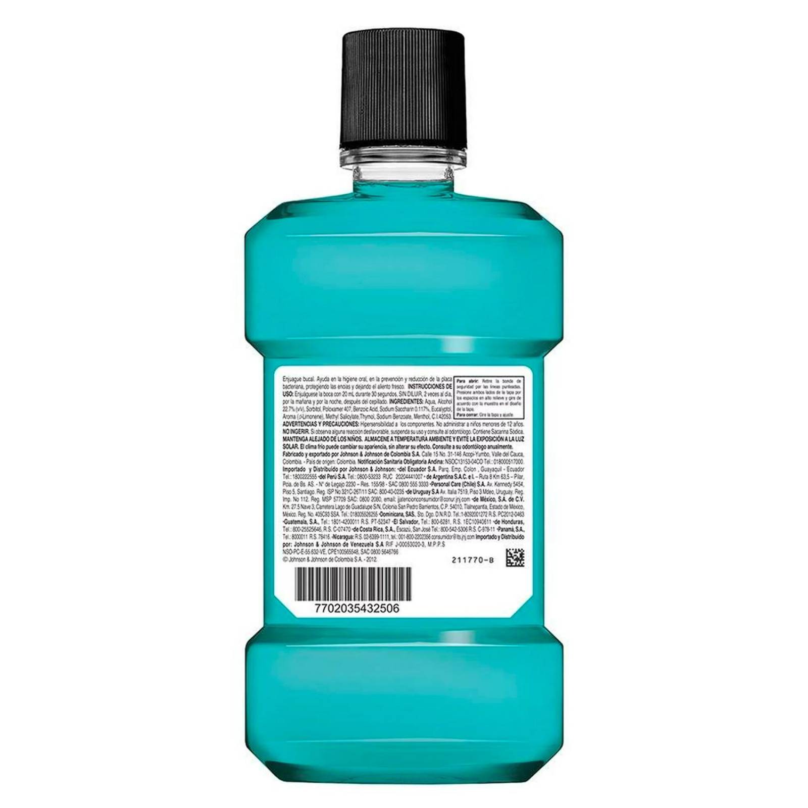 Enjuague Bucal Listerine Cool Mint 180 ml 