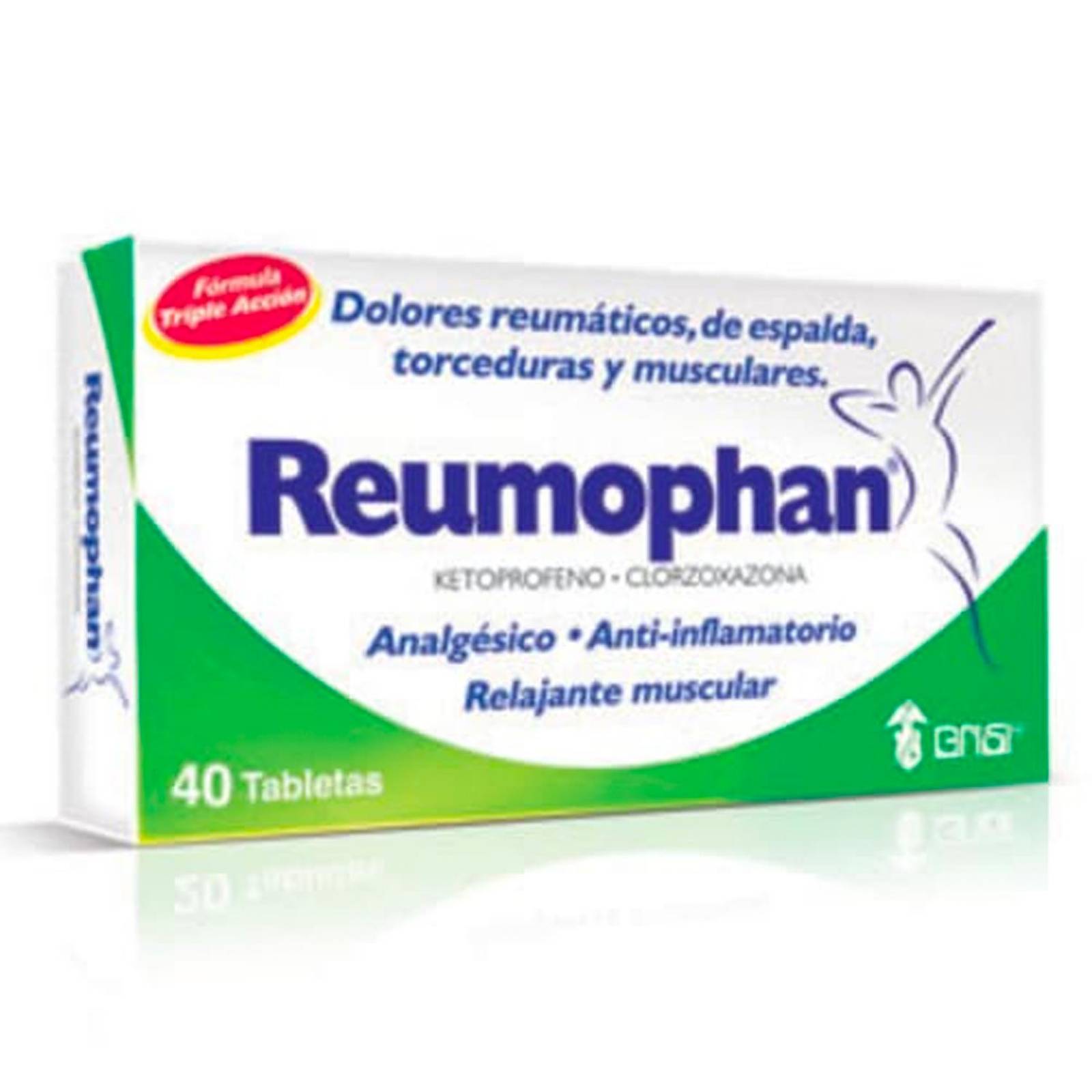 Analgésico Reumophan 250 mg 40 tabletas 