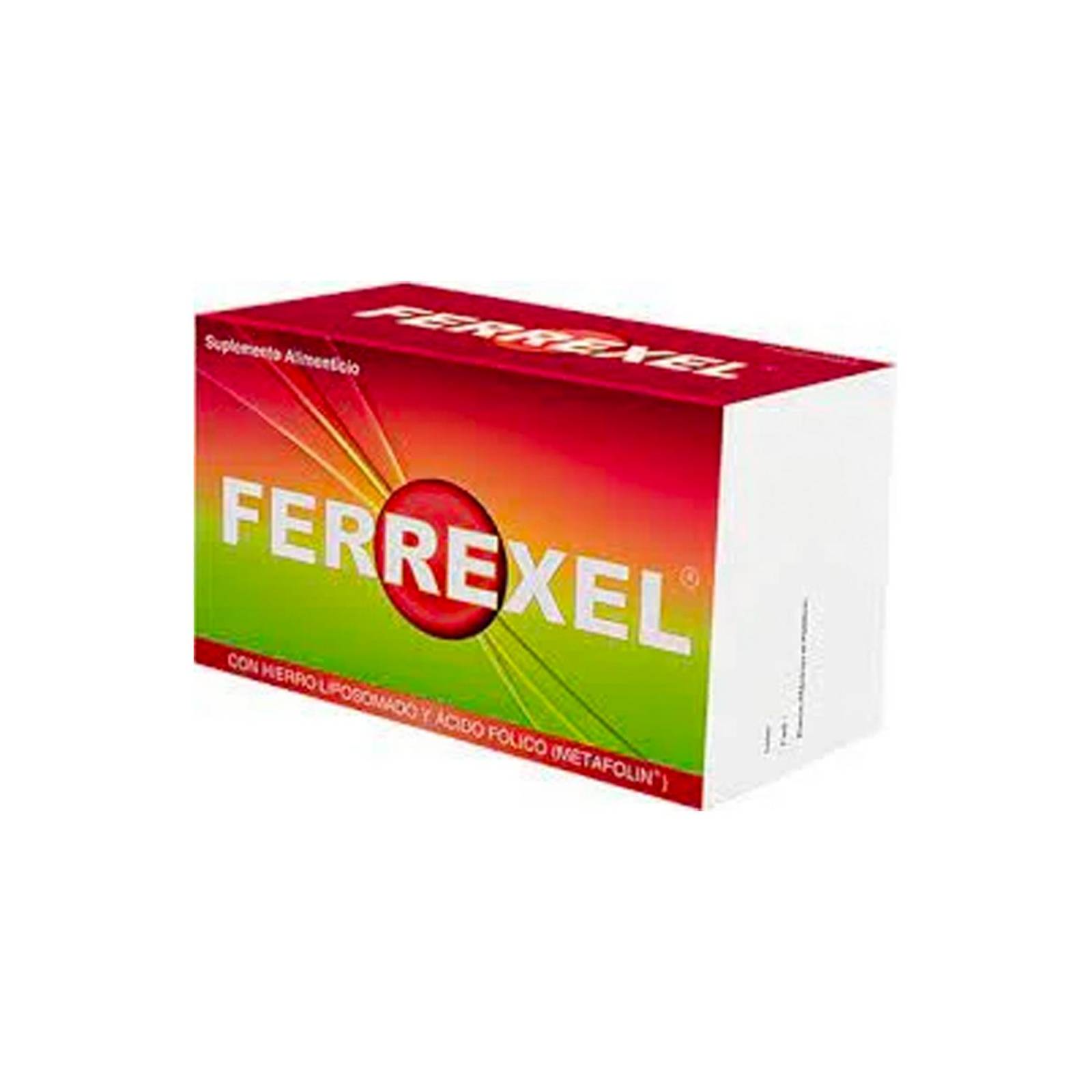 Suplemento Alimenticio Ferrexel 60 Cápsulas 