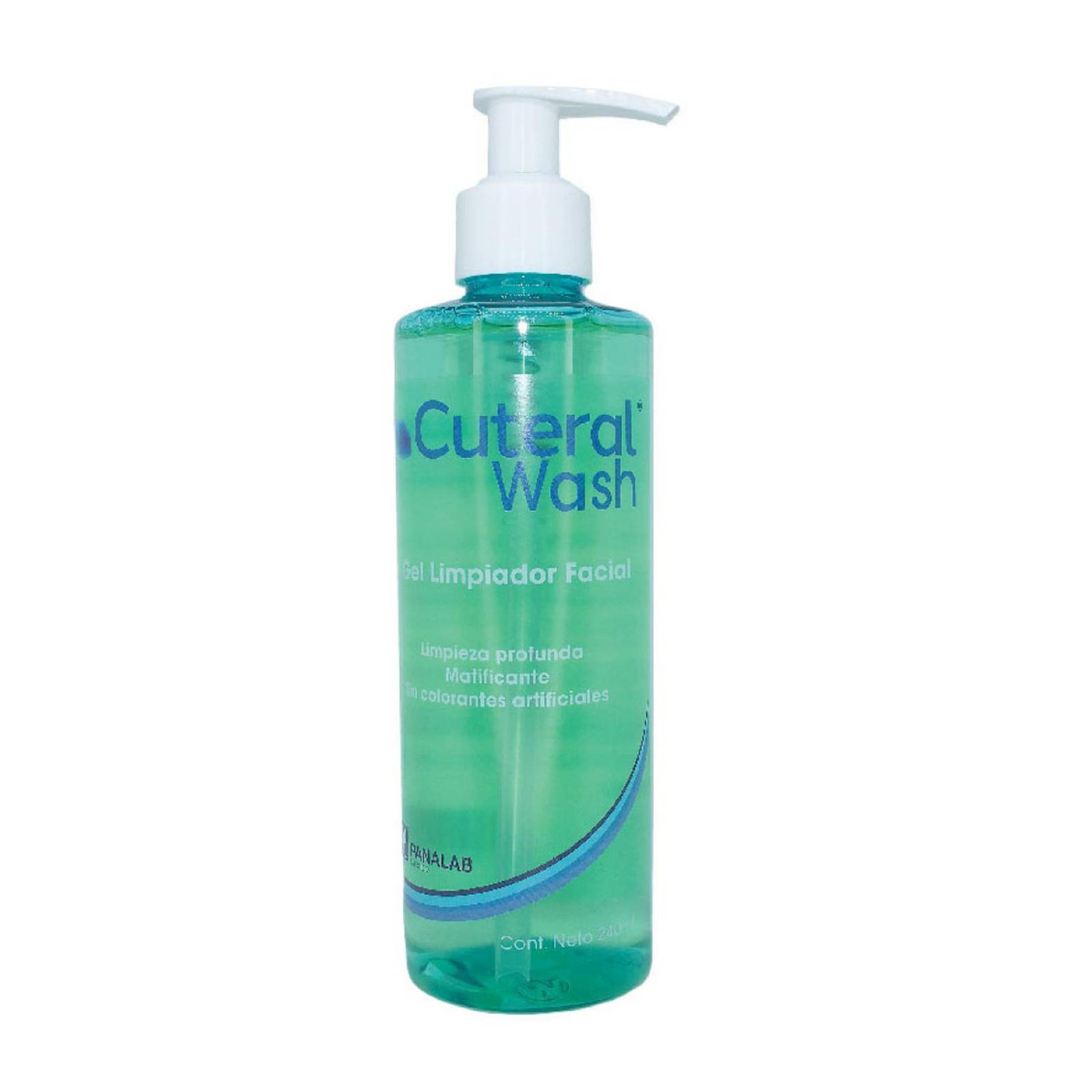 Gel Limpiador Facial Cuteral Wash 240 ml 