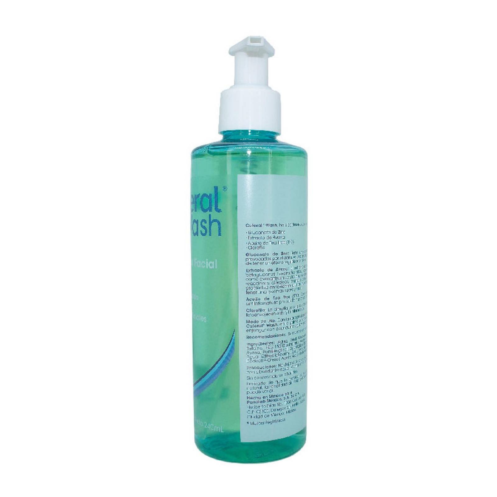 Gel Limpiador Facial Cuteral Wash 240 ml 