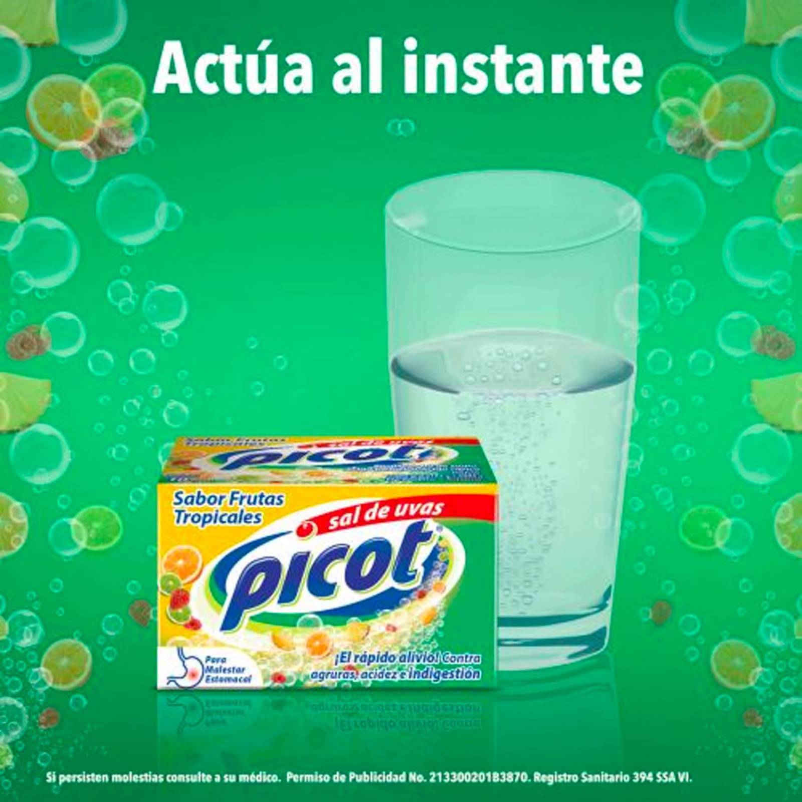 Sal de Uvas Picot Frutas Tropicales 10 sobres 