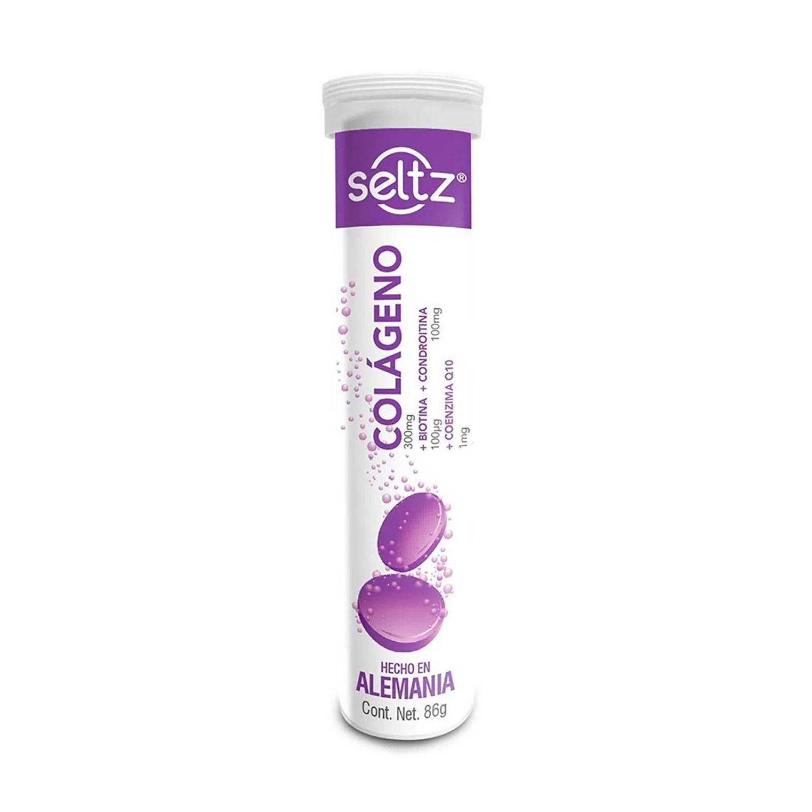 Suplemento Alimenticio Seltz Colágeno 300 mg 20 Tabletas