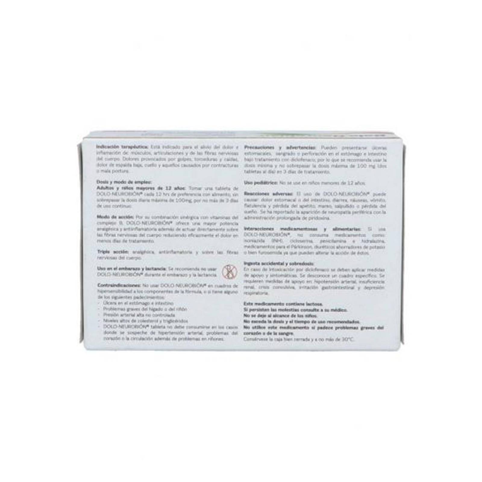 Tabletas Dolo-Neurobión 5 piezas 