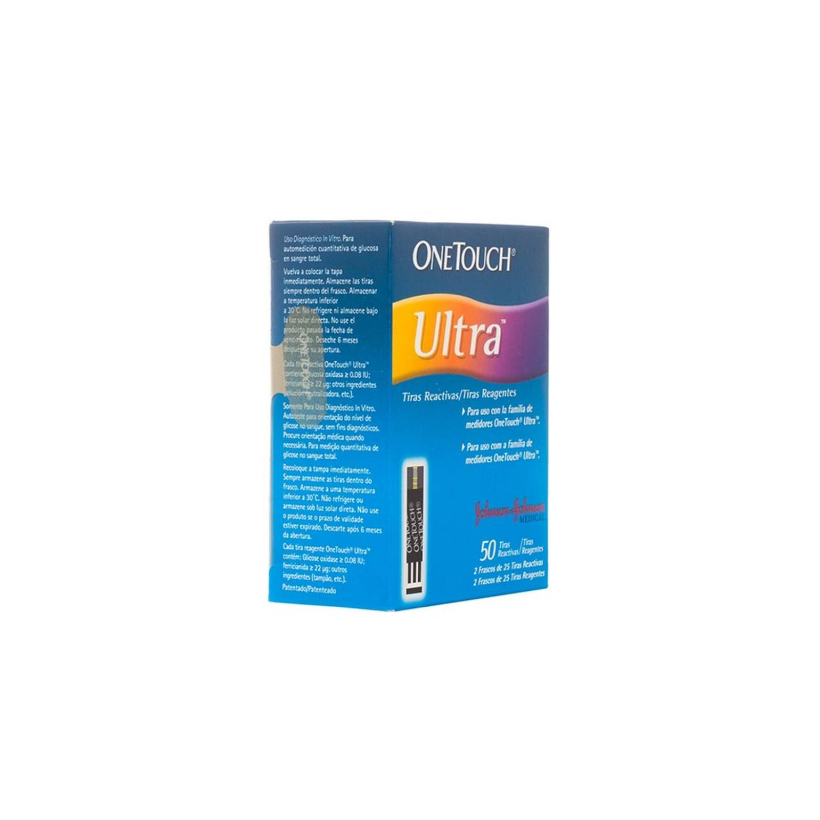 Tiras Reactivas One Touch Ultra 50 piezas