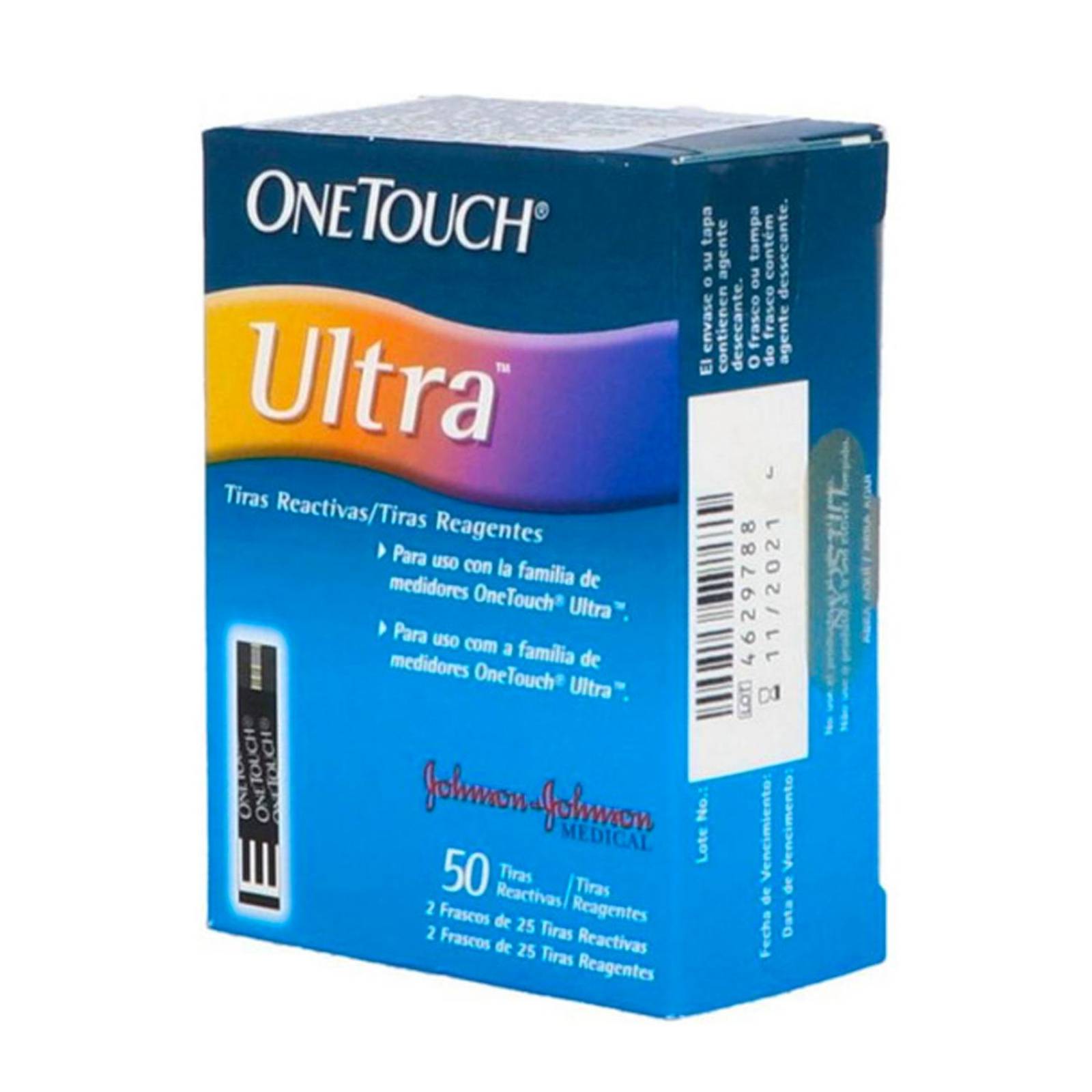 Tiras Reactivas One Touch Ultra 50 piezas