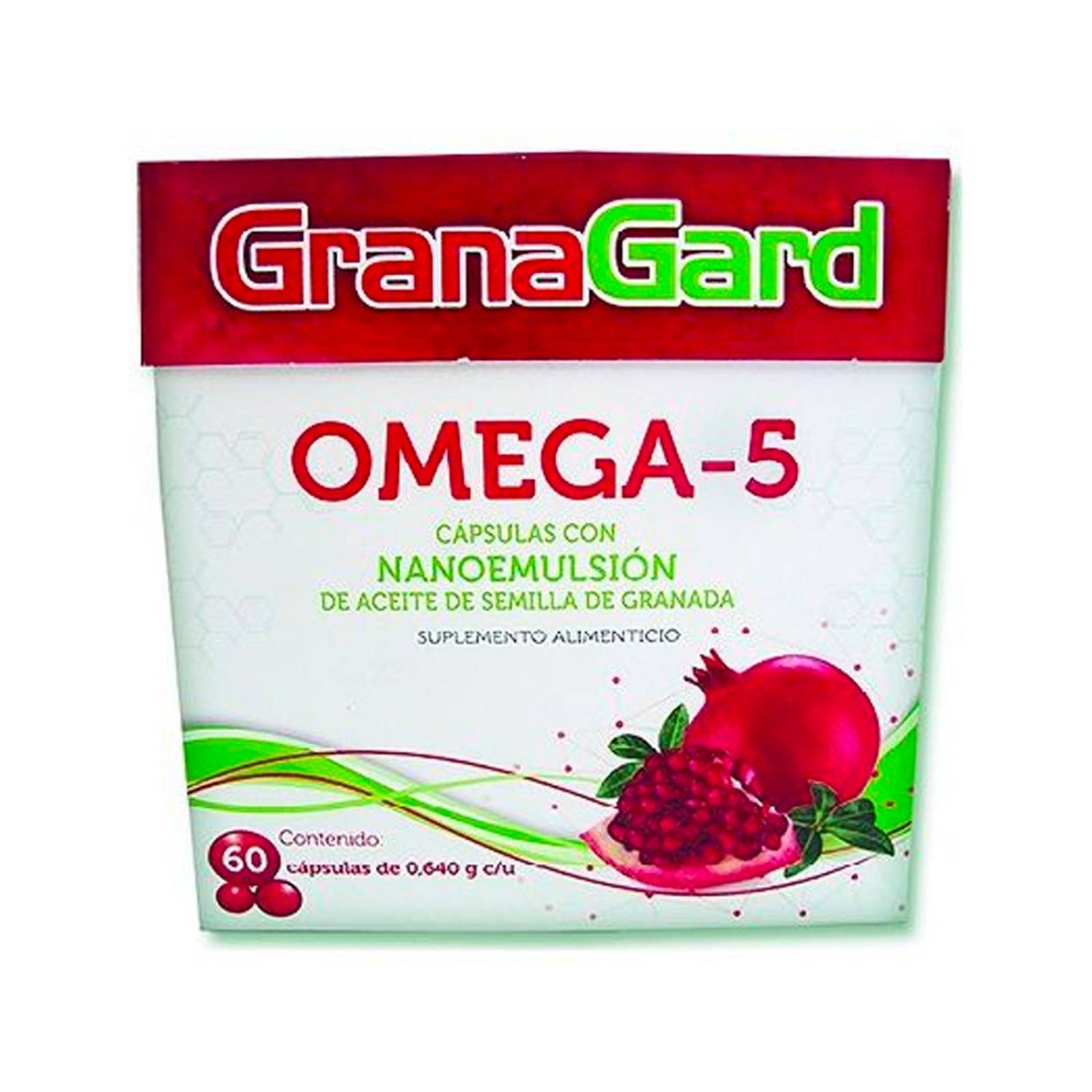 Suplemento Alimenticio GranaGard Omega 5 60 Cápsulas