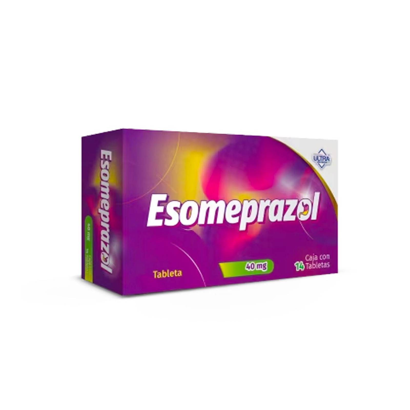 Tabletas Esomeprazol 40 mg 14 piezas 