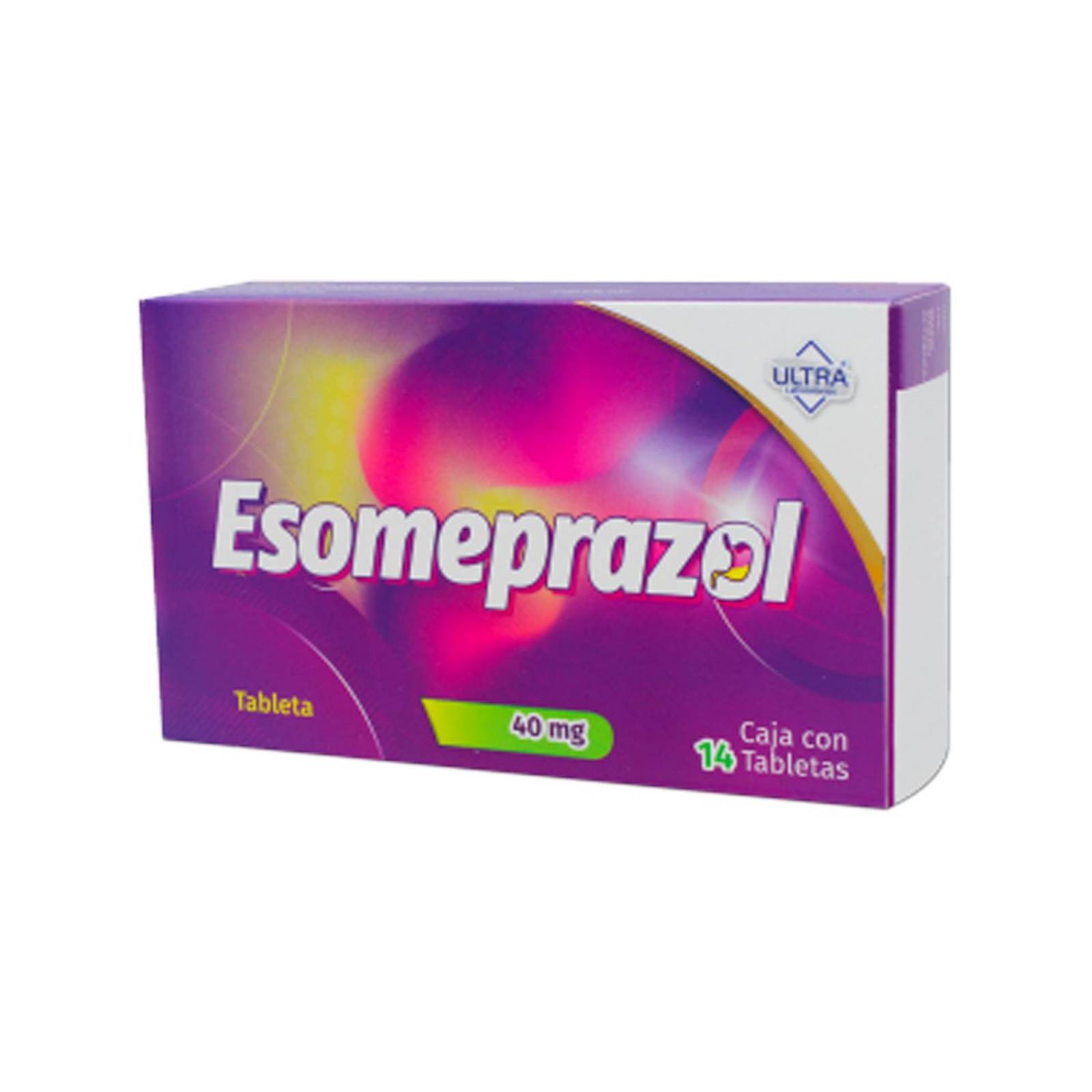 Tabletas Esomeprazol 40 mg 14 piezas 