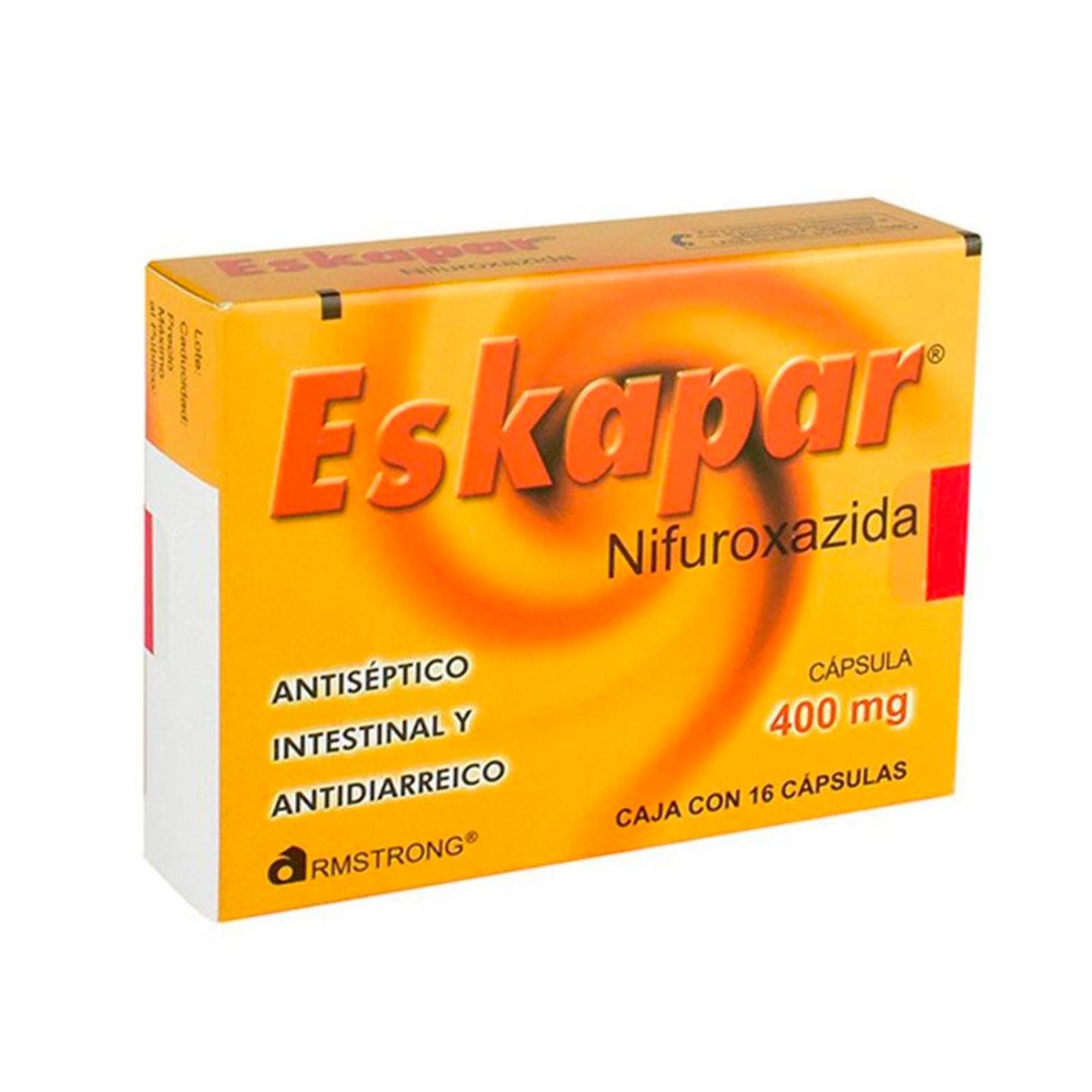 Antidiarreico Eskapar 400 mg 16 Cápsulas 
