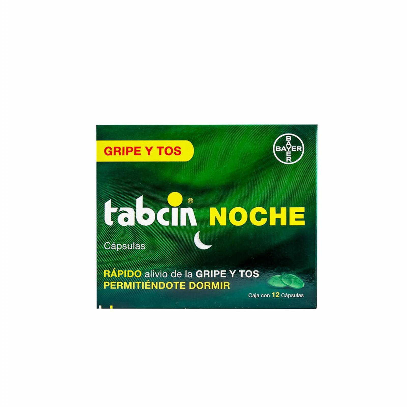 Antigripal Tabcin Noche 12 Cápsulas