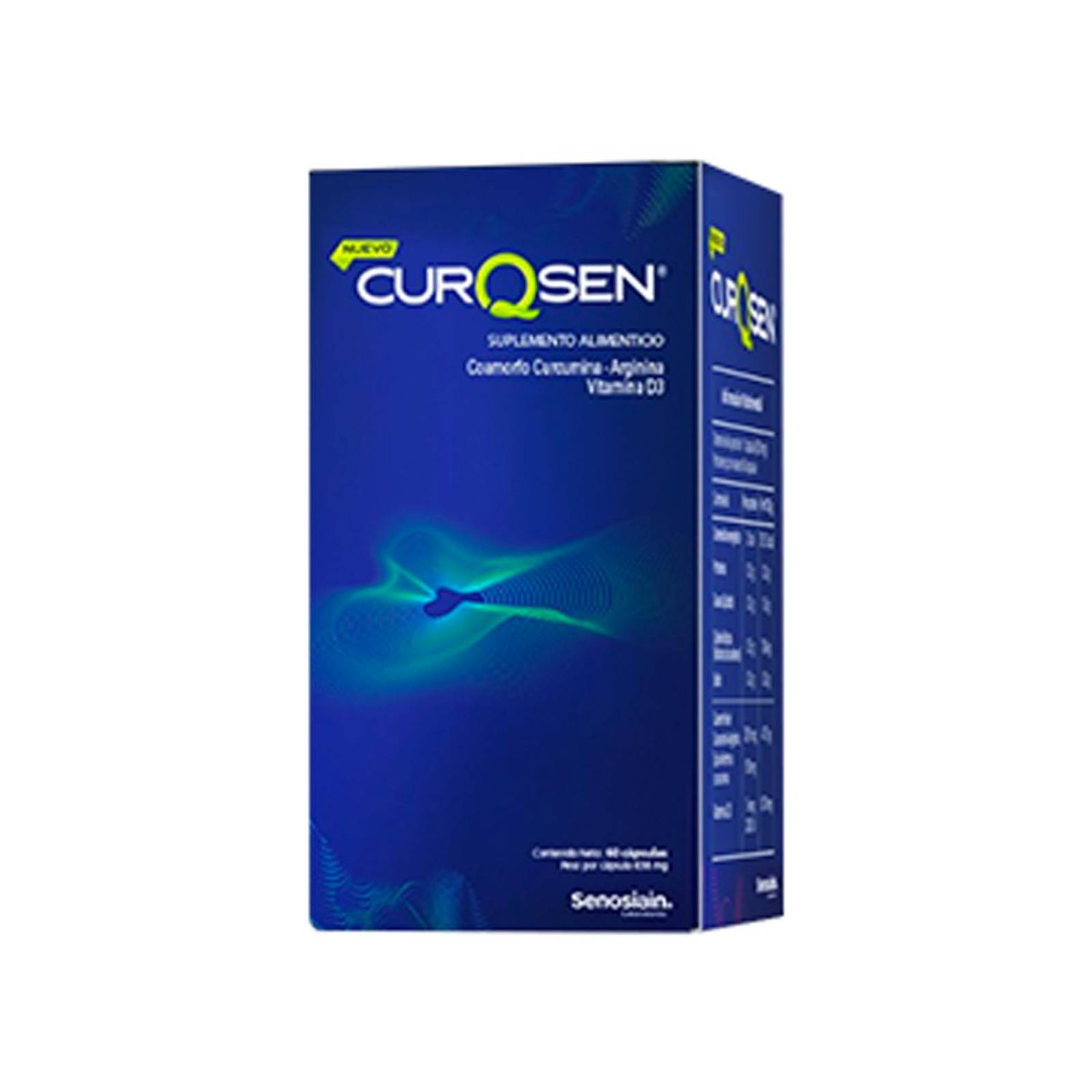 Suplemento Alimenticio CurQsen 60 Cápsulas 