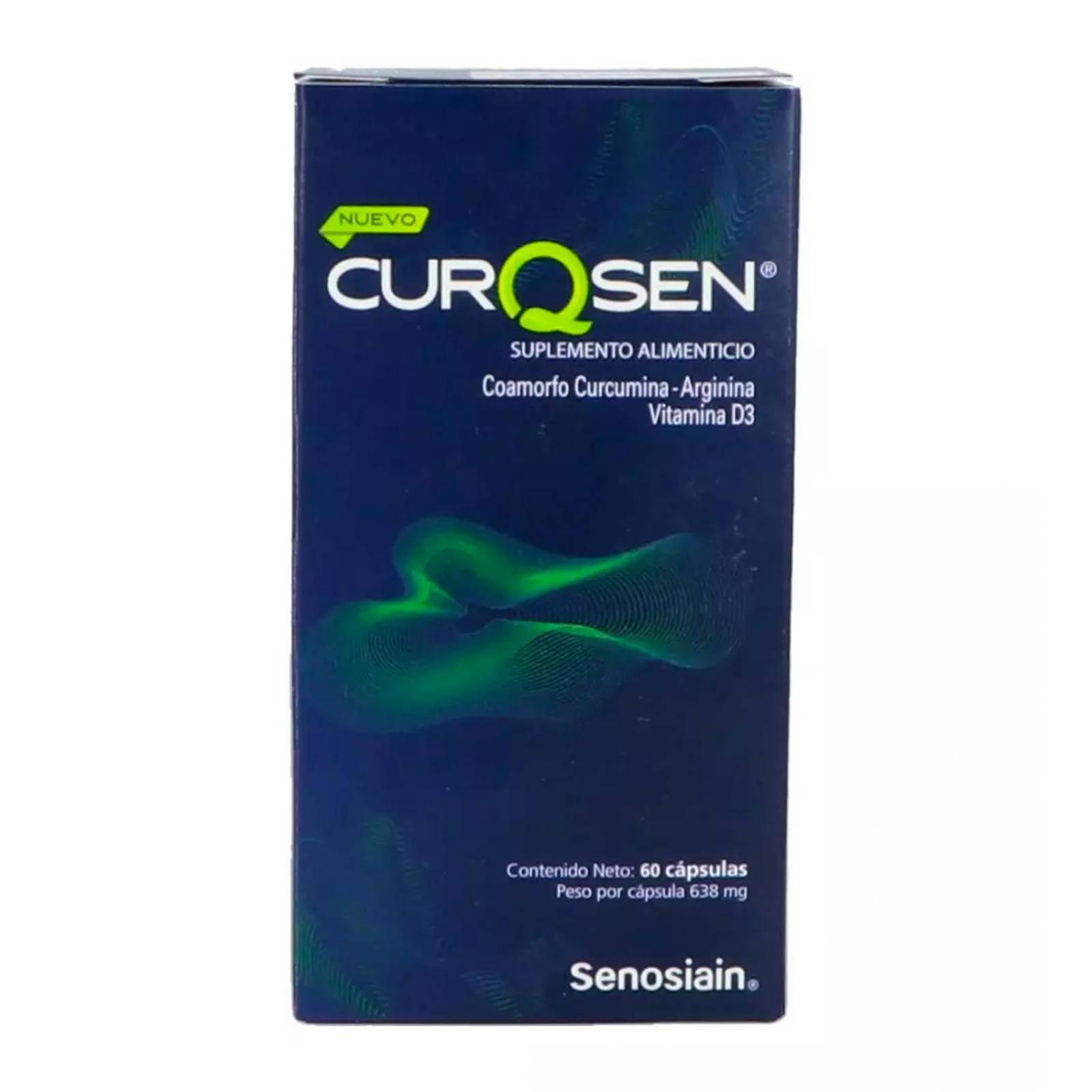 Suplemento Alimenticio CurQsen 60 Cápsulas 