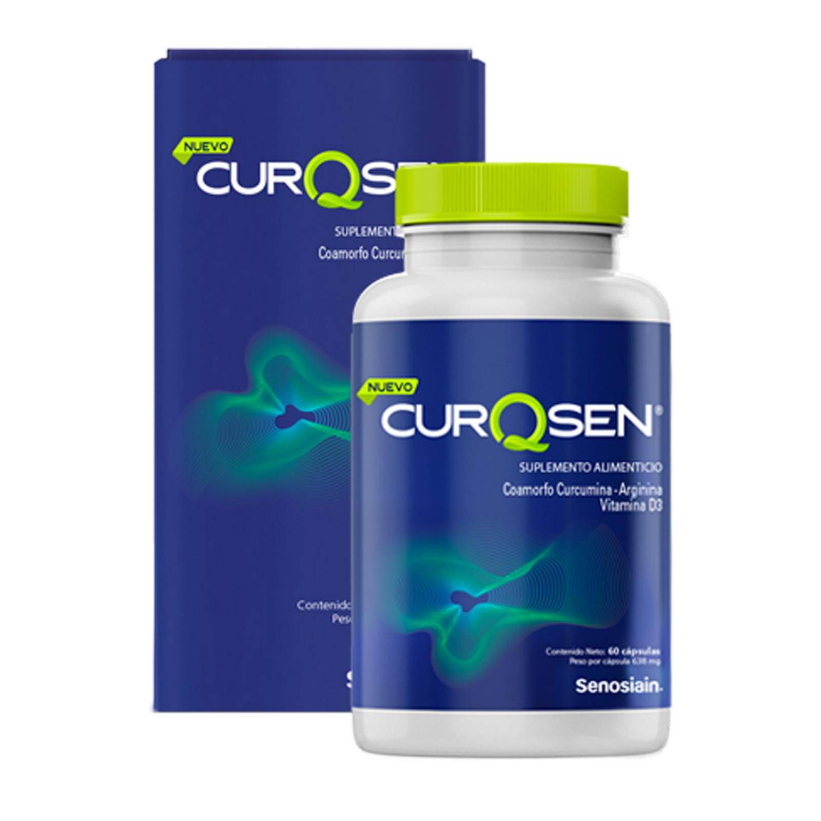 Suplemento Alimenticio CurQsen 60 Cápsulas 