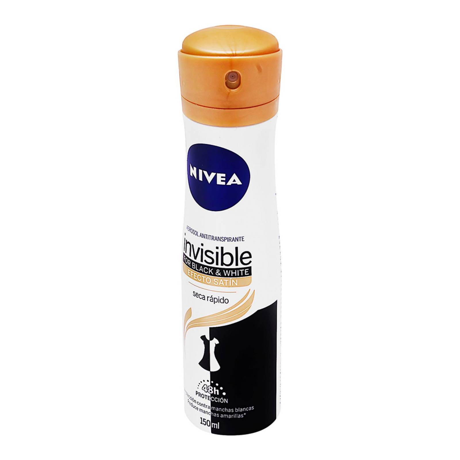 Antitranspirante Nivea Invisible Efecto Satín 150 ml