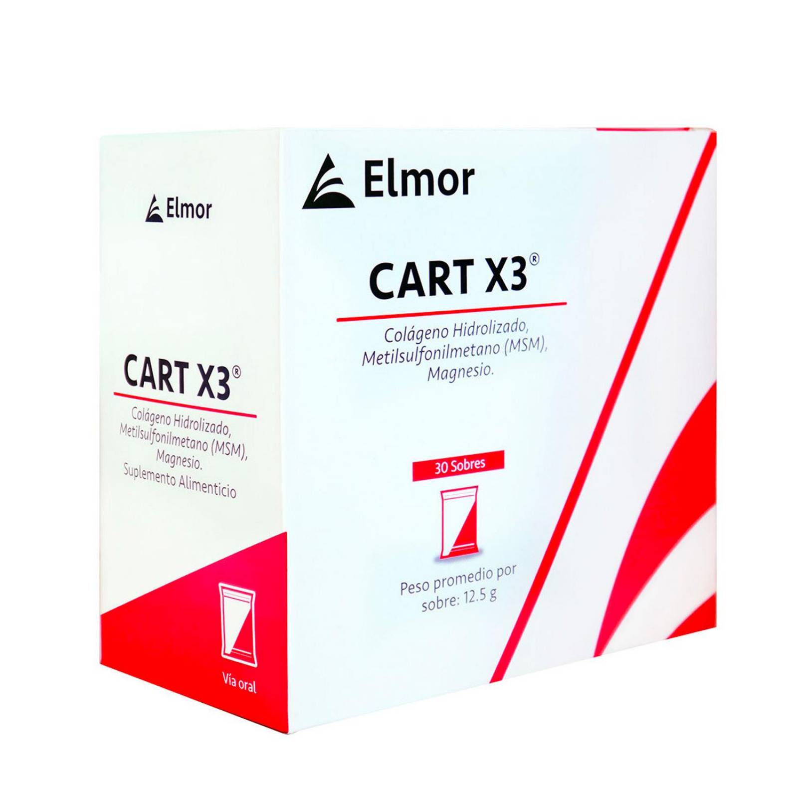 Suplemento Alimenticio Elmor Cart X3 30 Sobres 
