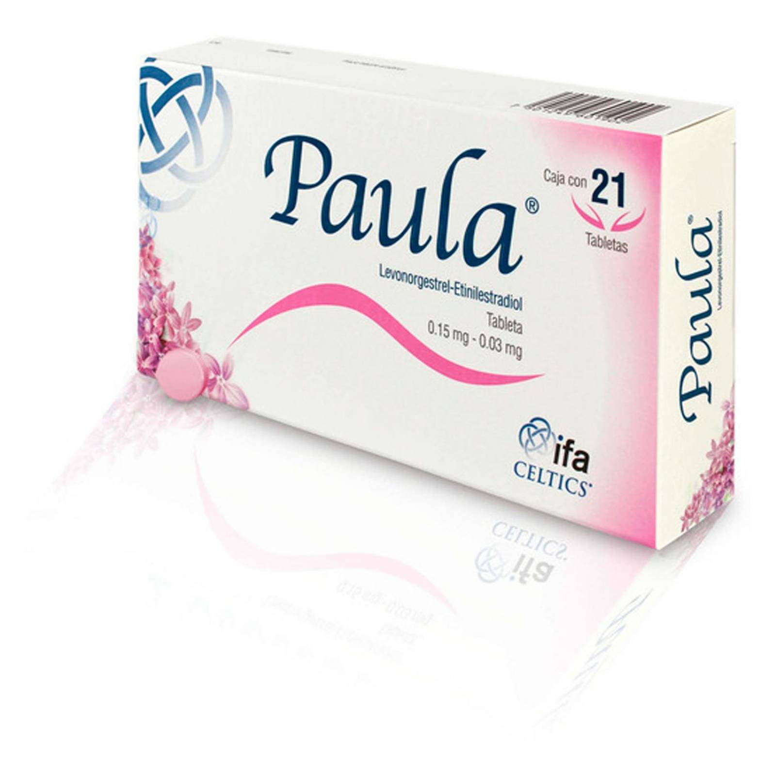 Levonorgestrel- Etinilestriadol Paula 21 tabletas 