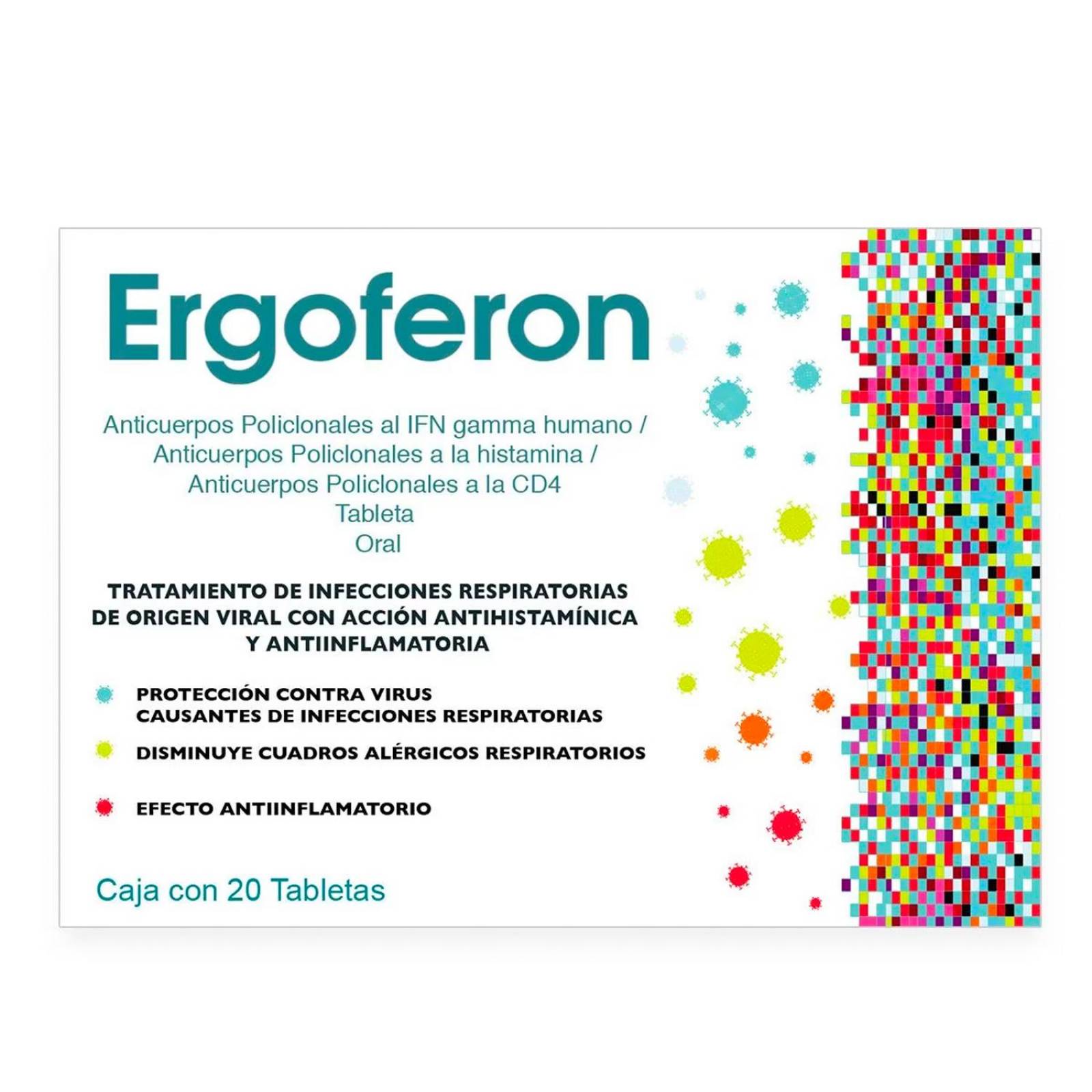 Tabletas Ergoferon 20 Piezas