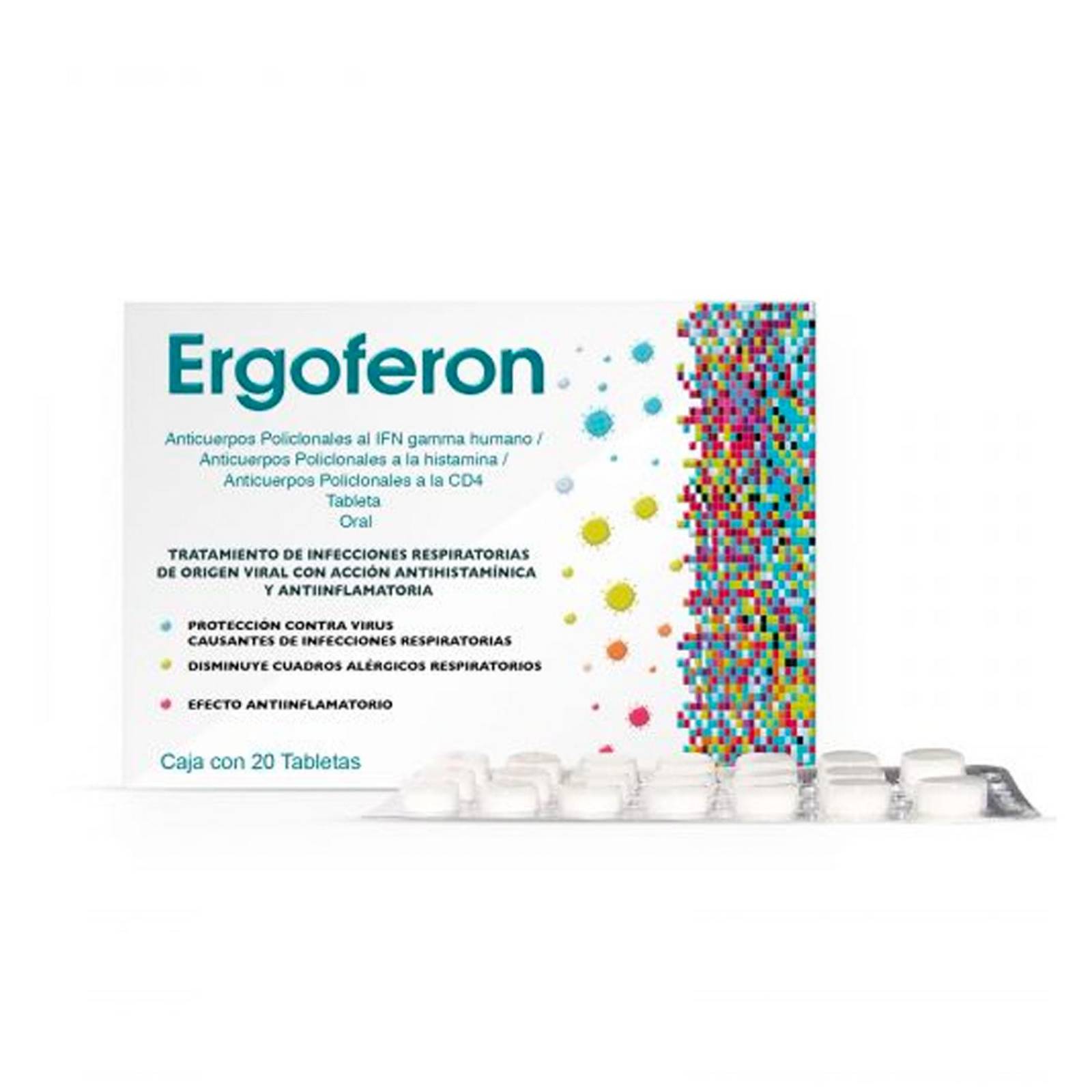 Tabletas Ergoferon 20 Piezas