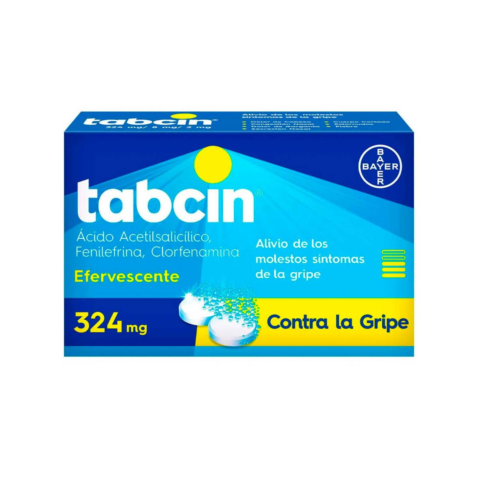 Antigripal Tabcin 12 Tabletas efervescentes 