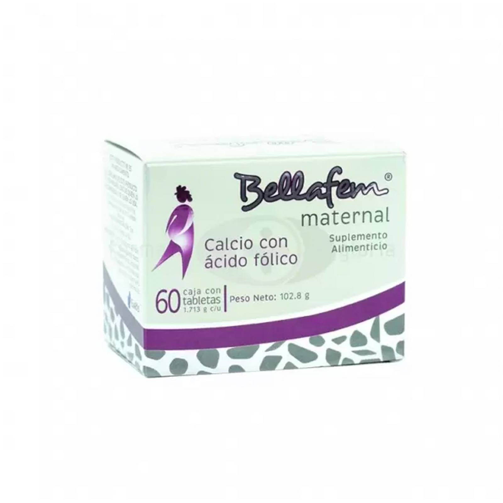 Suplemento Alimenticio Bellafem Maternal 60 Tabletas 