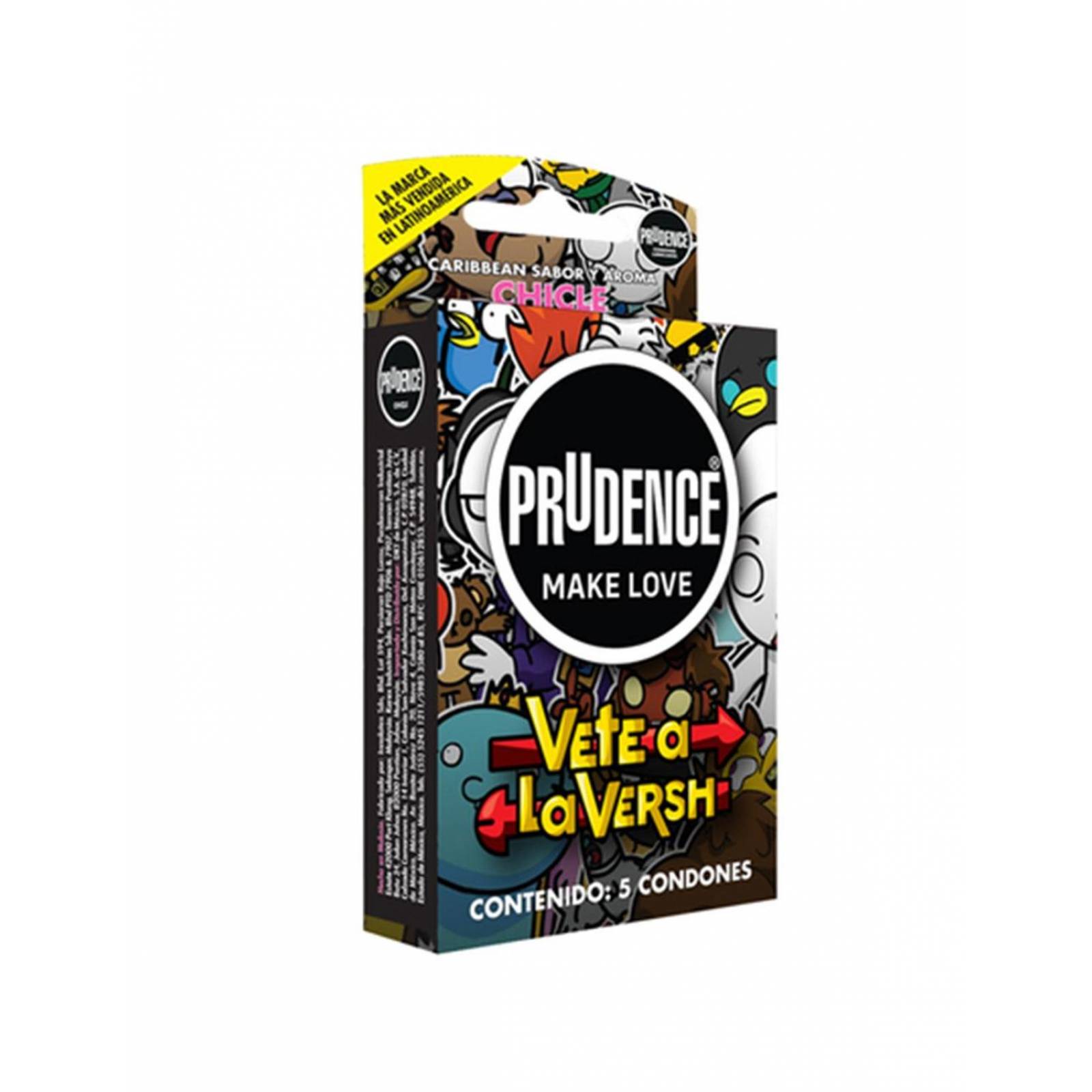 Preservativos Prudence Chicle 5 piezas 