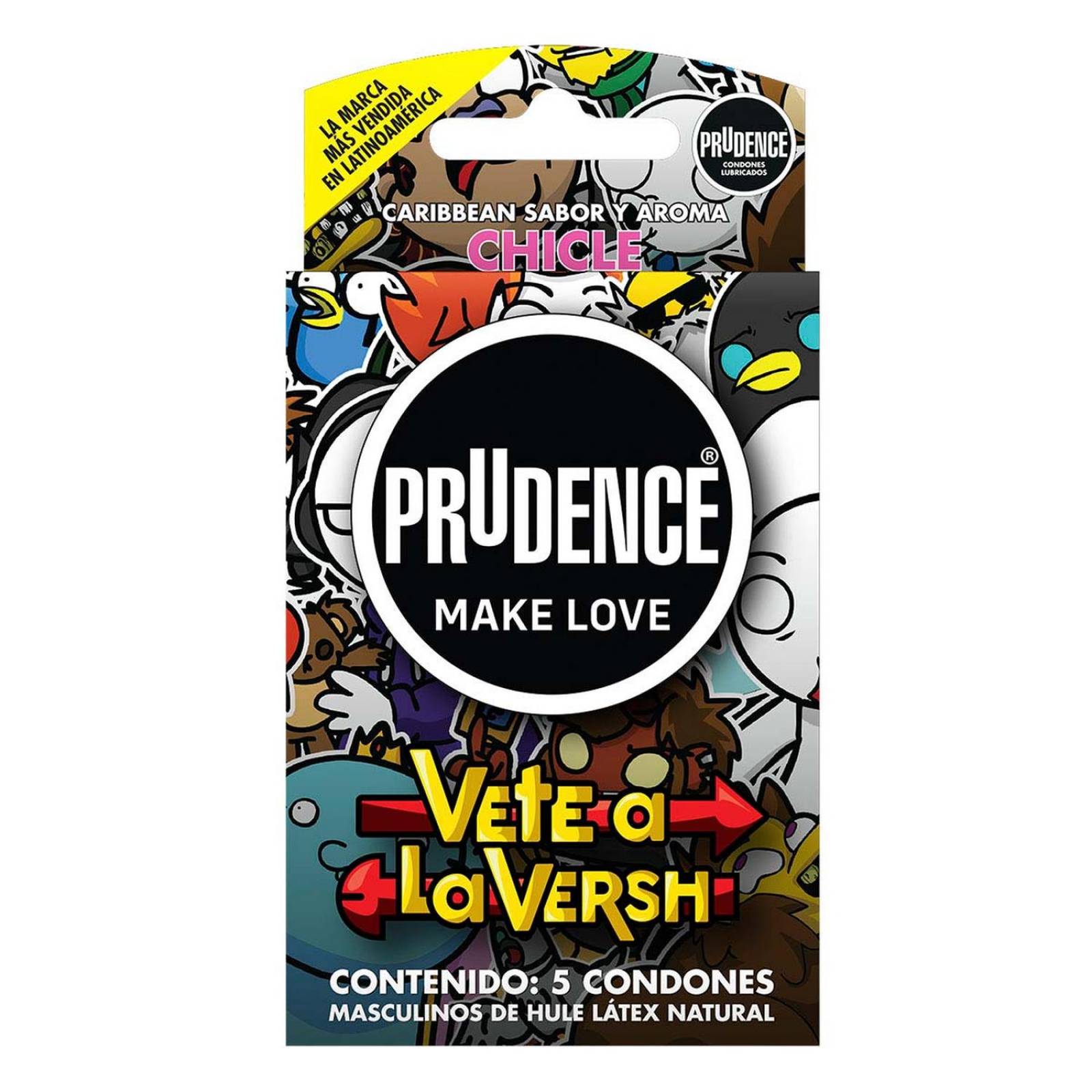 Preservativos Prudence Chicle 5 piezas 