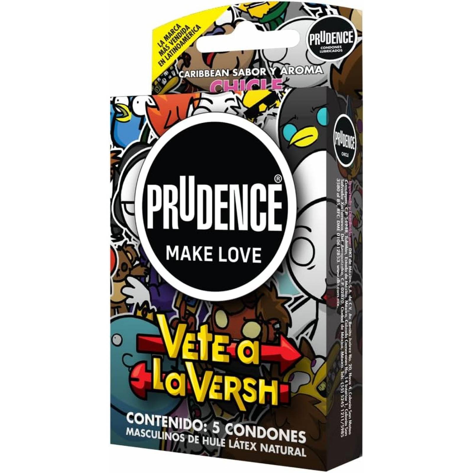 Preservativos Prudence Chicle 5 piezas 