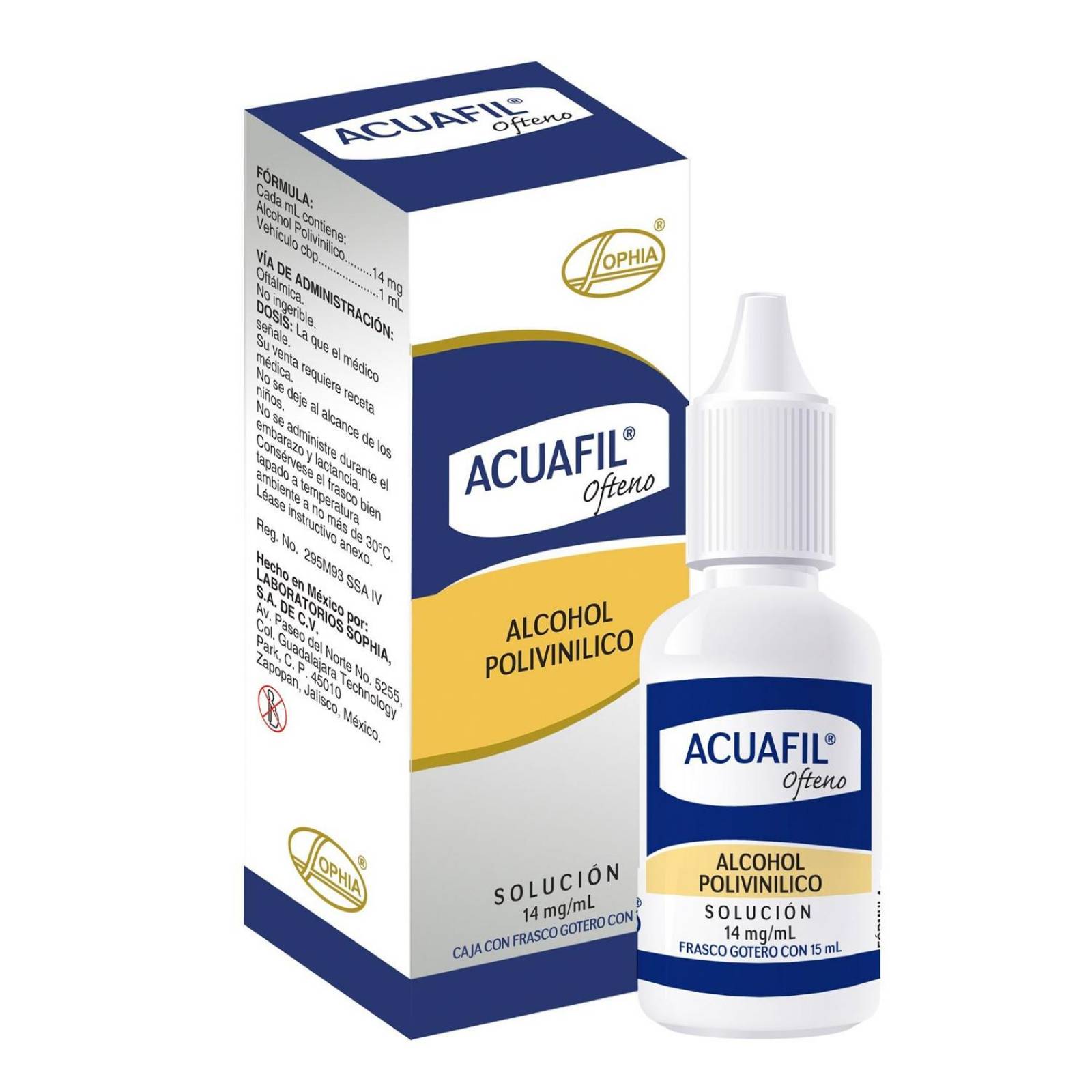 Gotas Oftálmicas Acuafil 15 ml