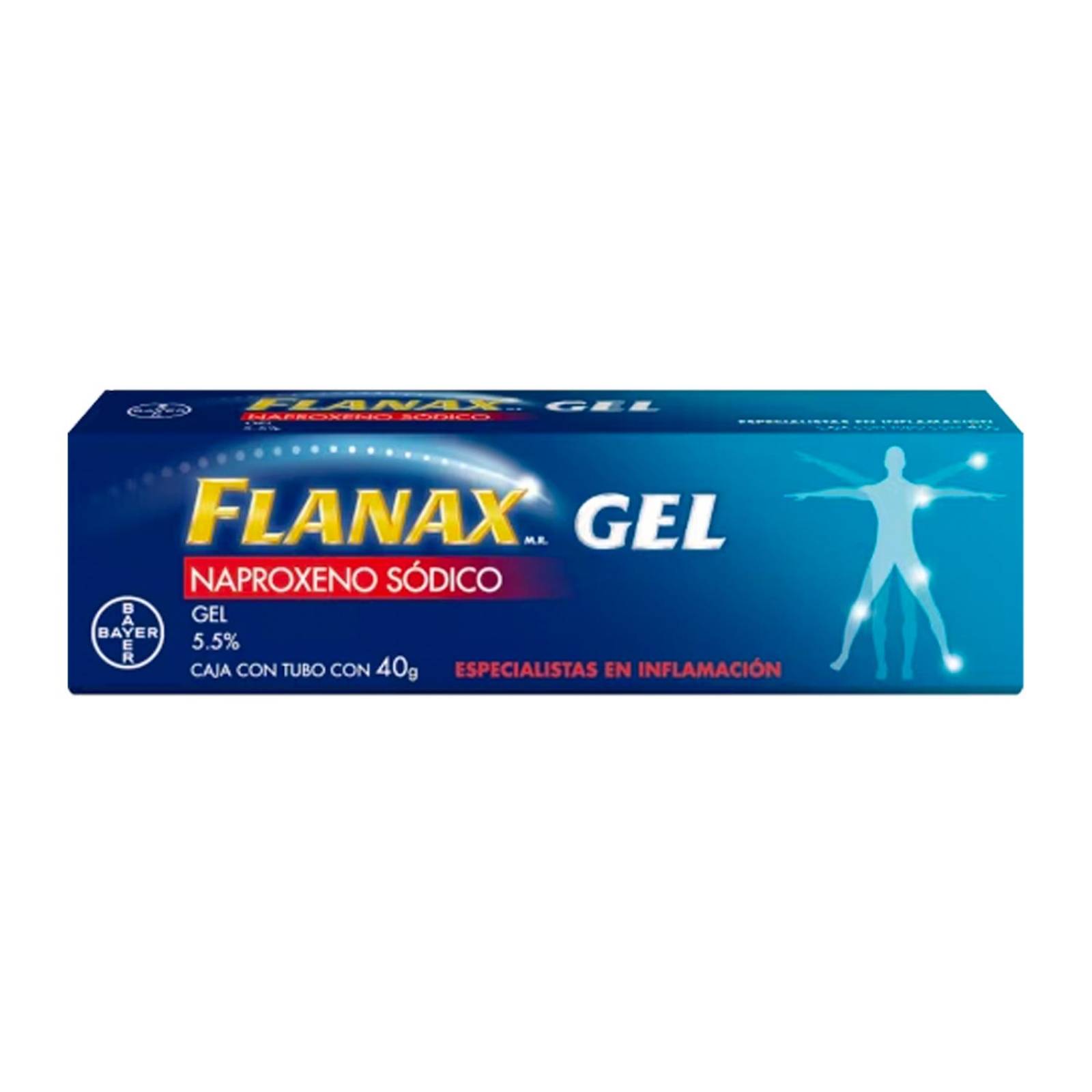 Gel Flanax Naproxeno Sódico 5.5% 40 gr 