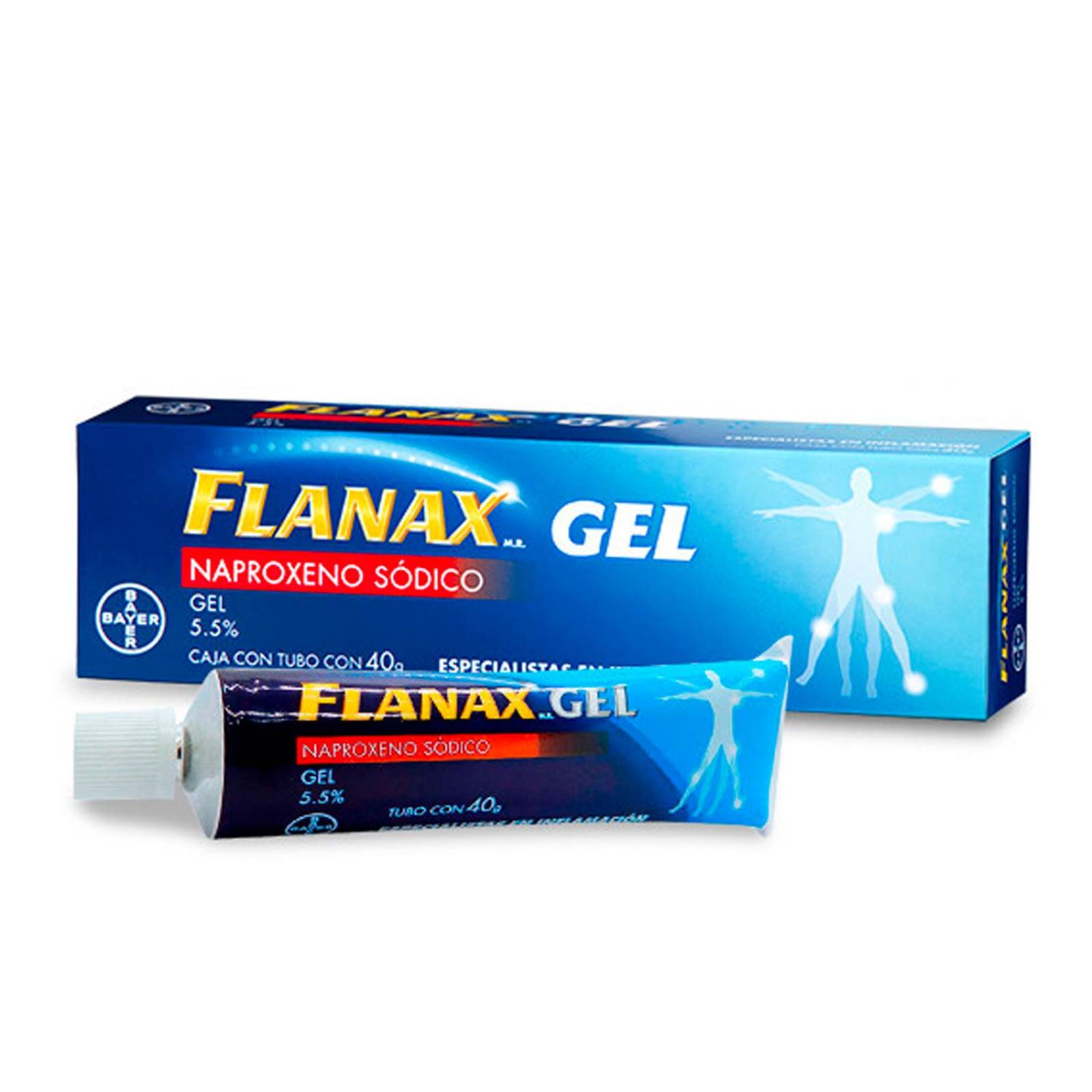 Gel Flanax Naproxeno Sódico 5.5% 40 gr 