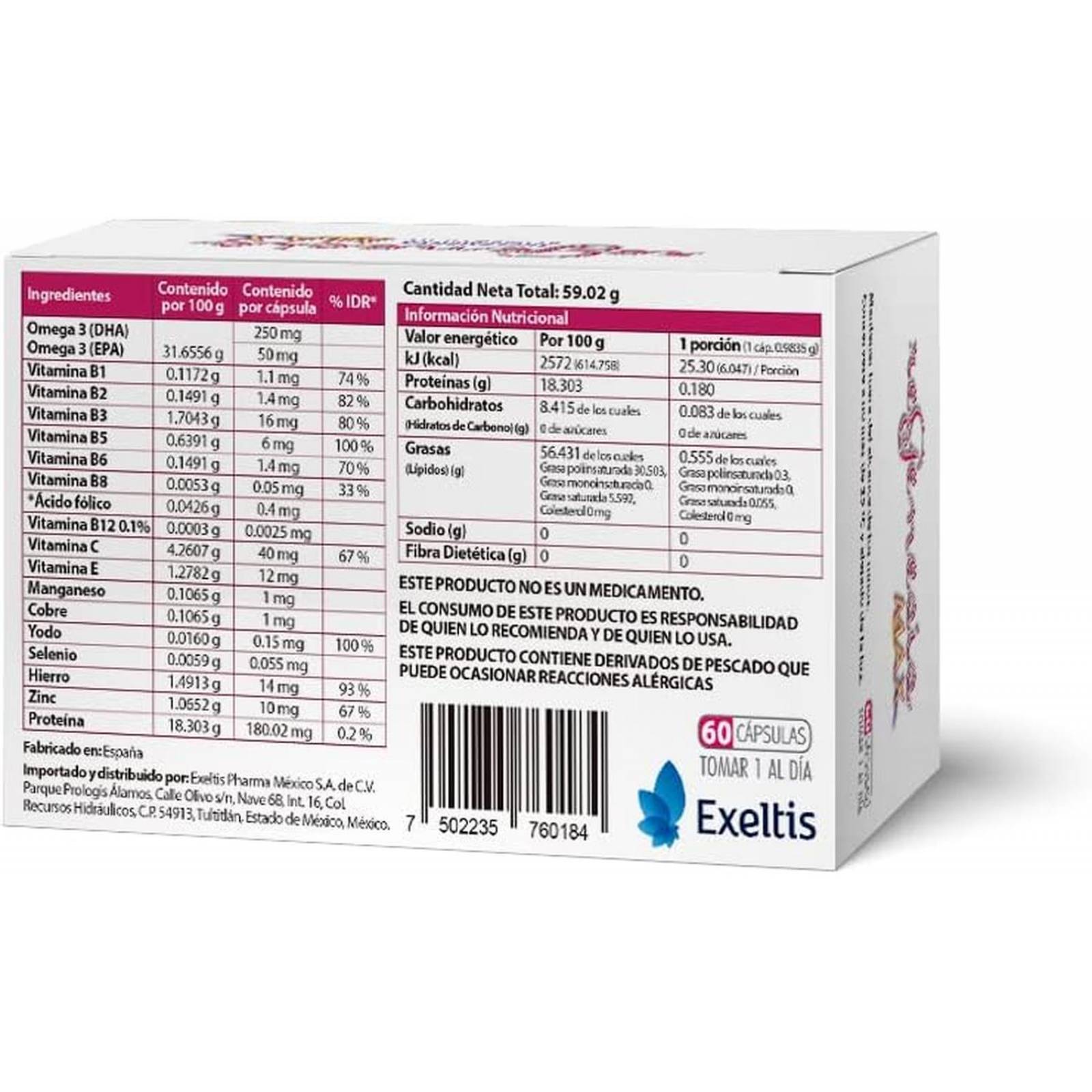 Suplemento Alimenticio ReGensis Max 60 cápsulas