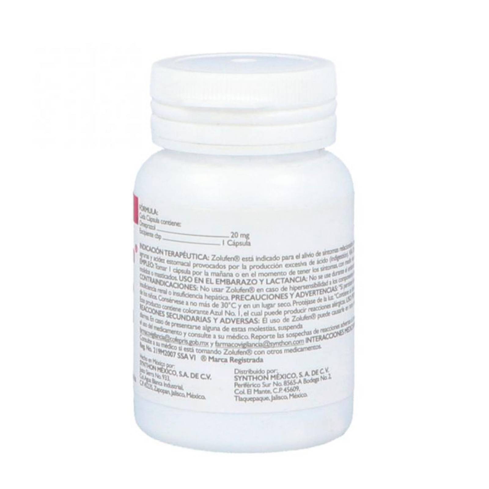 Omeprazol Zolufen 20 mg 30 Cápsulas 