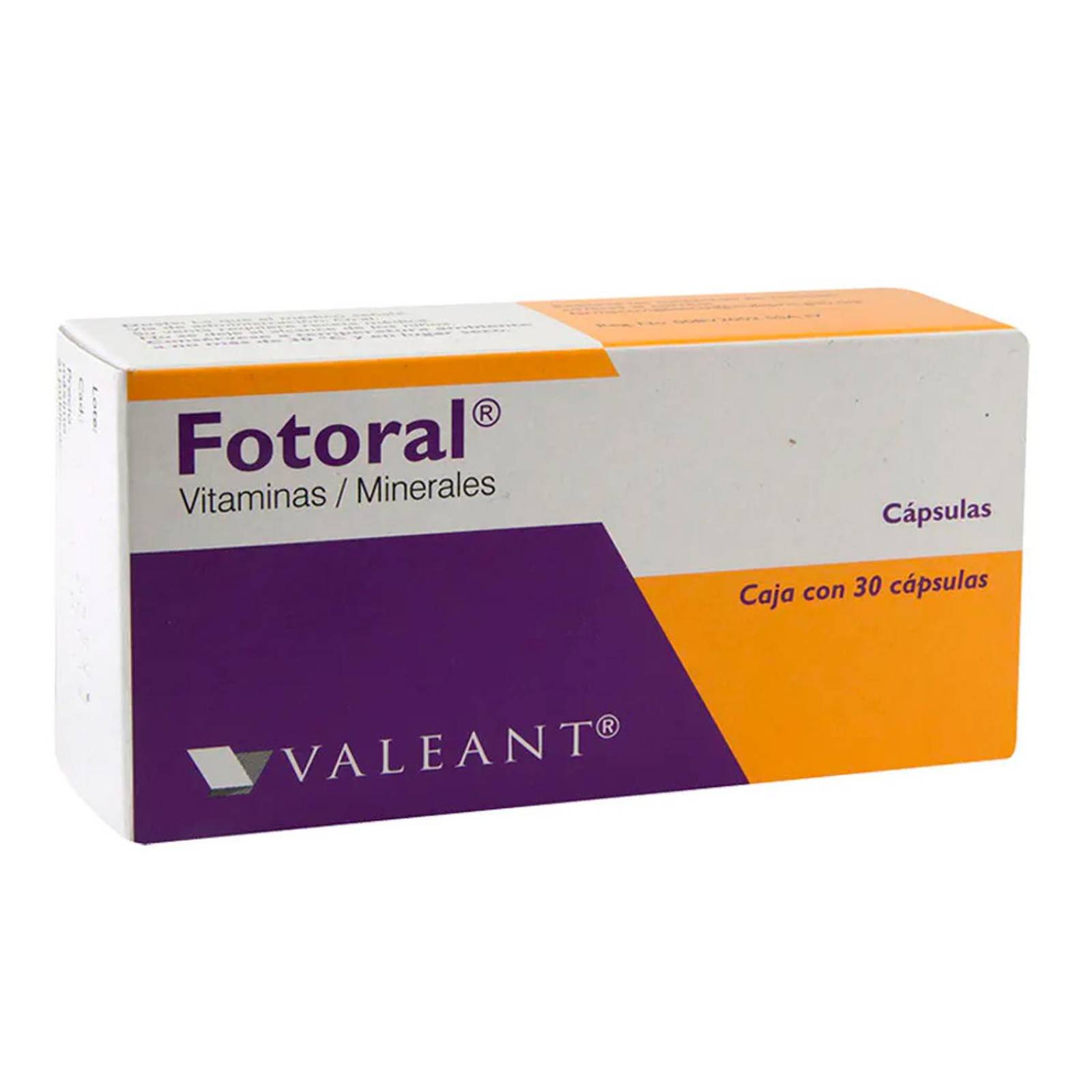 Suplemento Alimenticio Fotoral 30 Cápsulas 