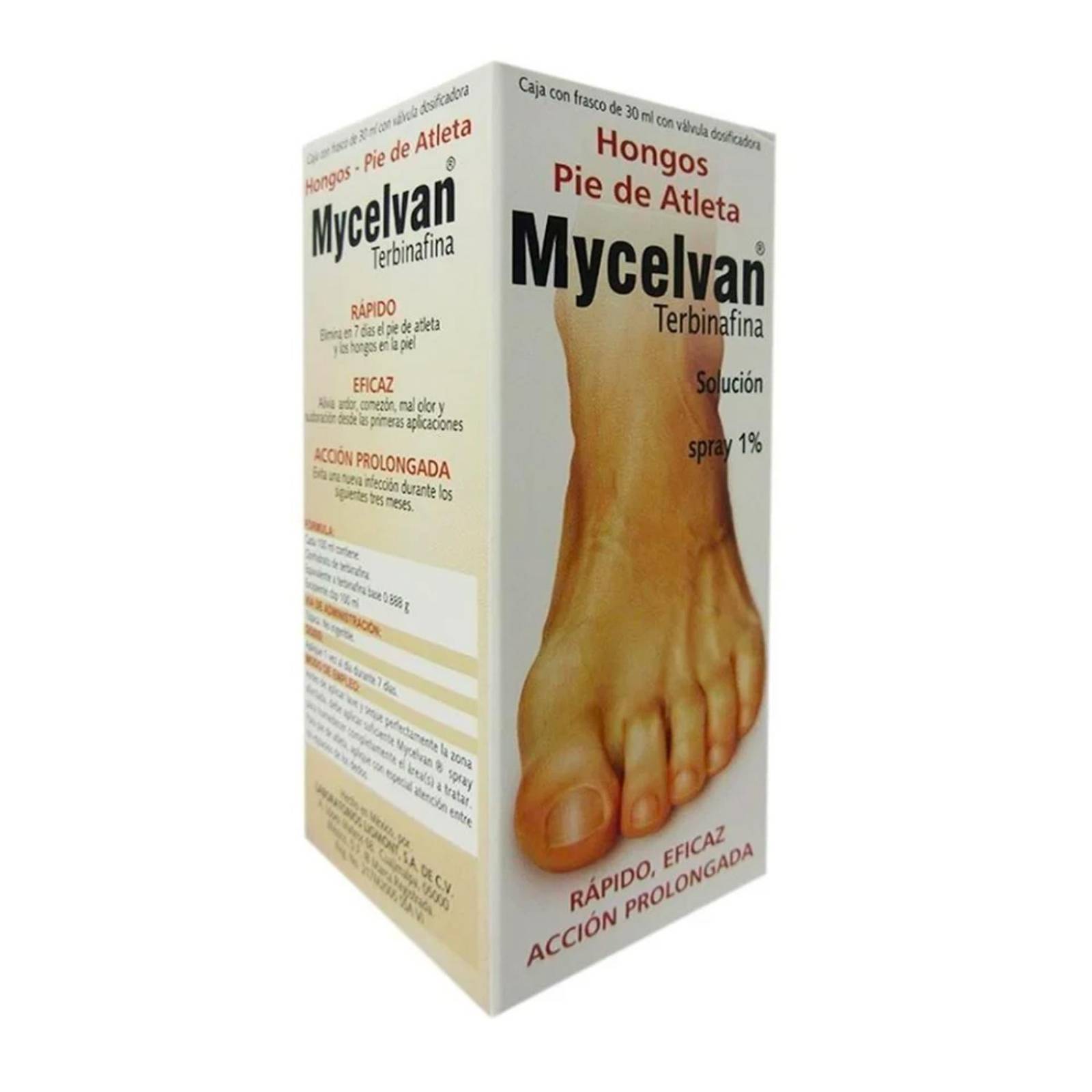 Solución en Spray Mycelvan 1% 30 ml 