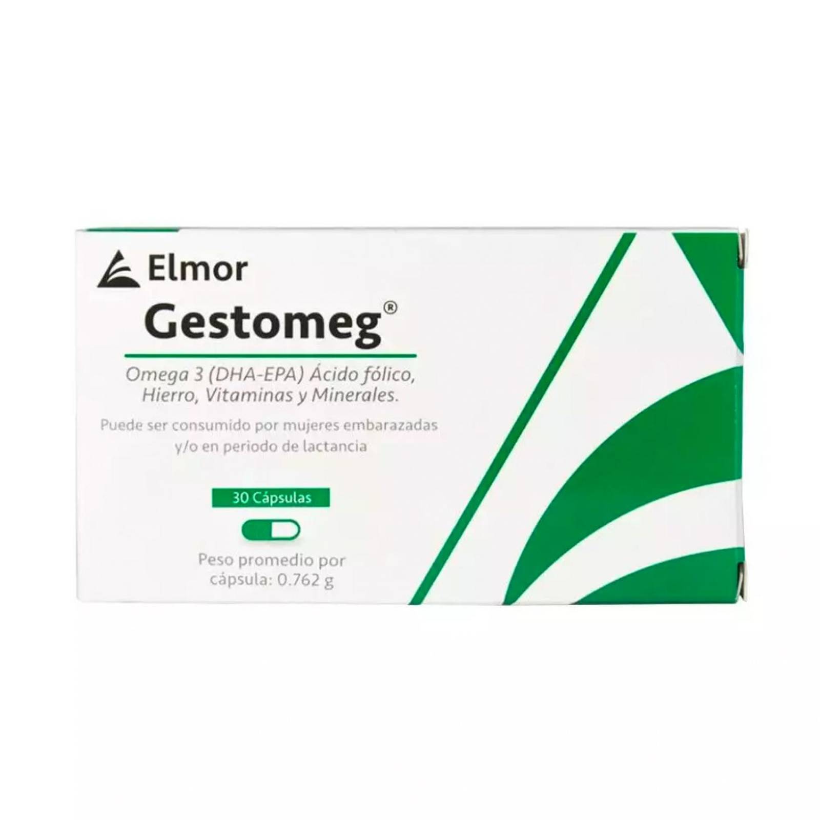 Suplemento Alimenticio Gestomeg 30 Cápsulas 