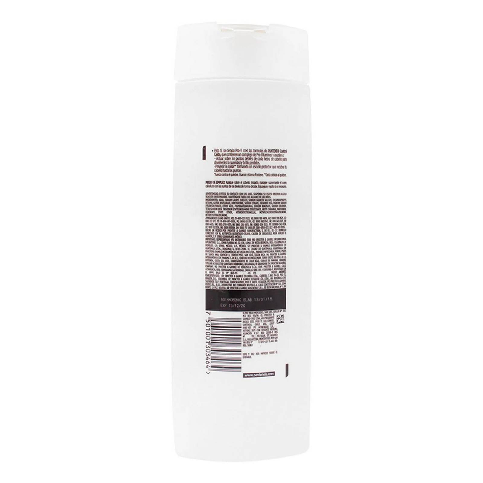 Shampoo Pantene Pro-V Control Caída 400 ml 