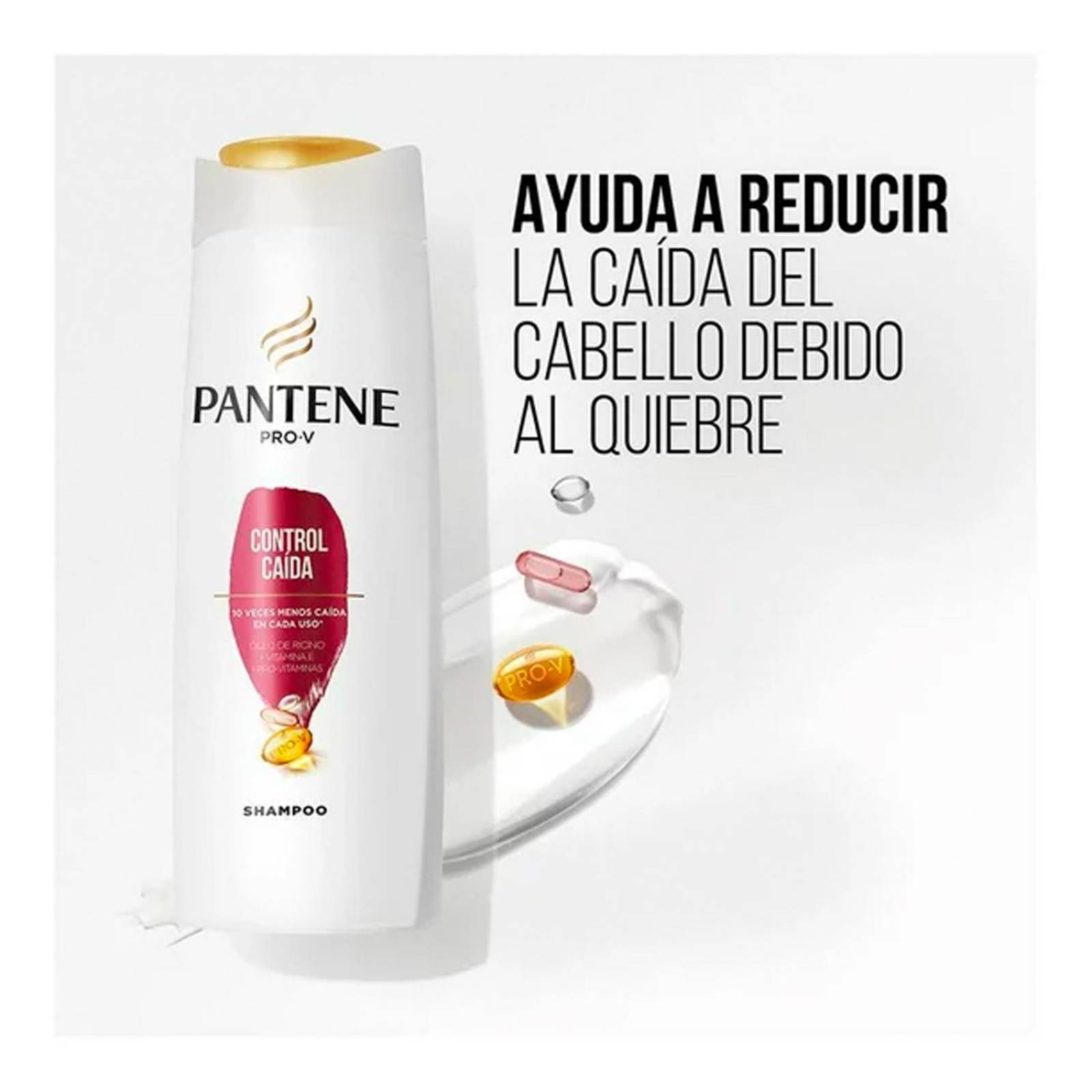 Shampoo Pantene Pro-V Control Caída 400 ml 