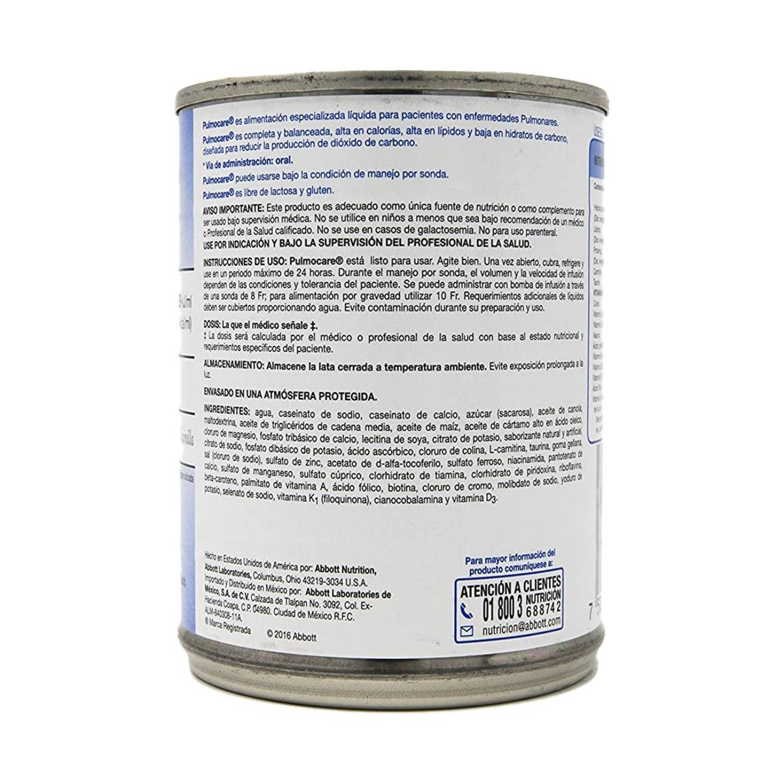 Suplemento Alimenticio Pulmocare Vainilla 237 ml 
