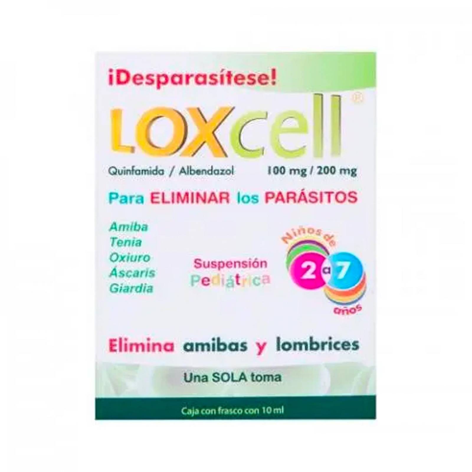 Desparasitante Loxcell Pediátrico 10 ml 