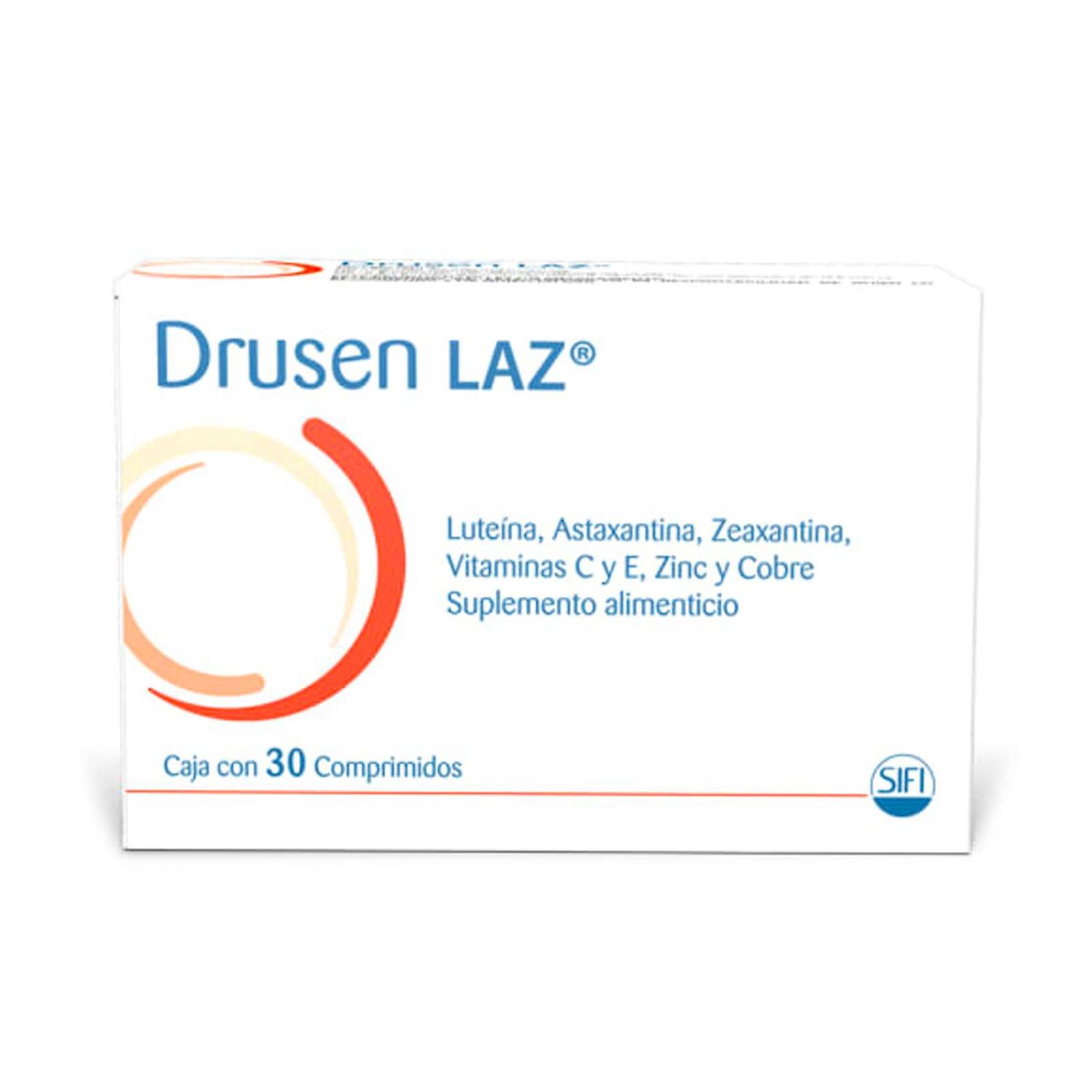 Suplemento Alimenticio Drusen Laz 30 Comprimidos