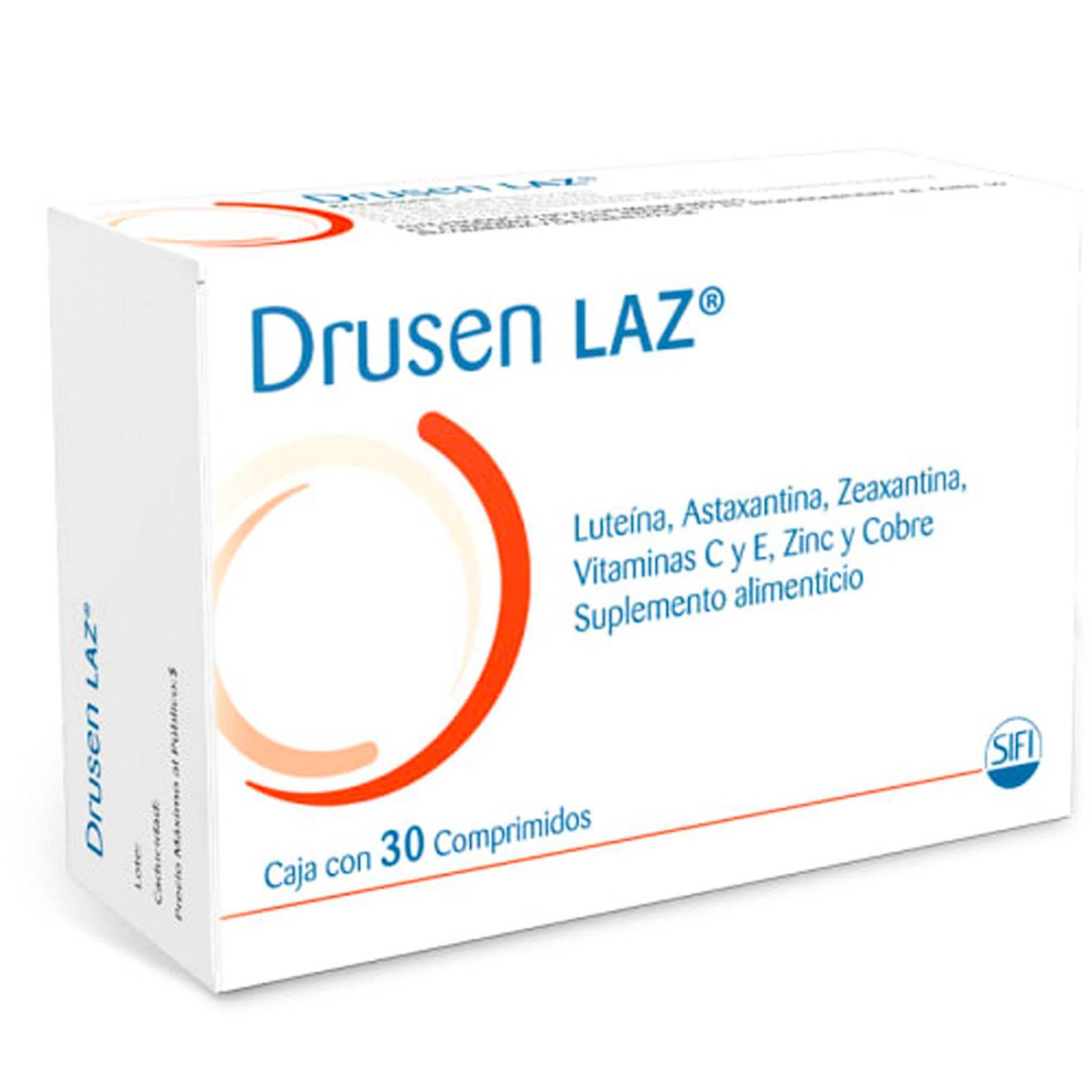 Suplemento Alimenticio Drusen Laz 30 Comprimidos