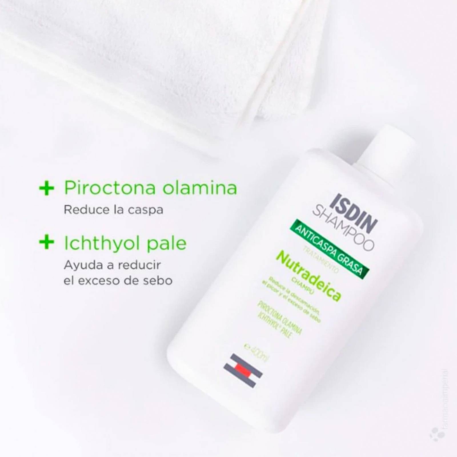 Shampoo Isdin Nutradeica Anticaspa Grasa 200 ml 