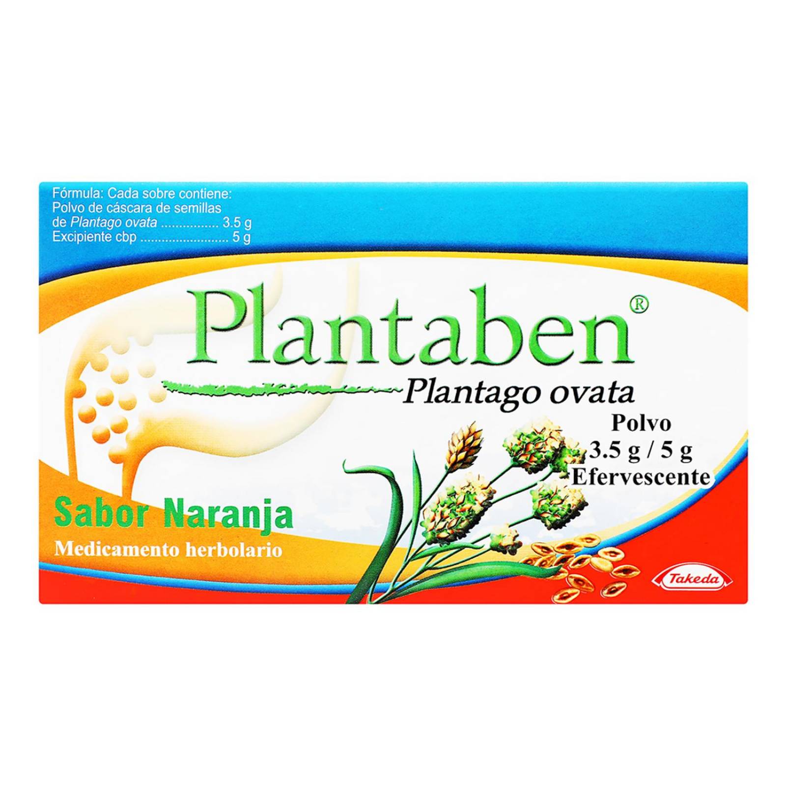 Laxante Plantaben Polvo Efervescente Sabor Naranja 30 sobres