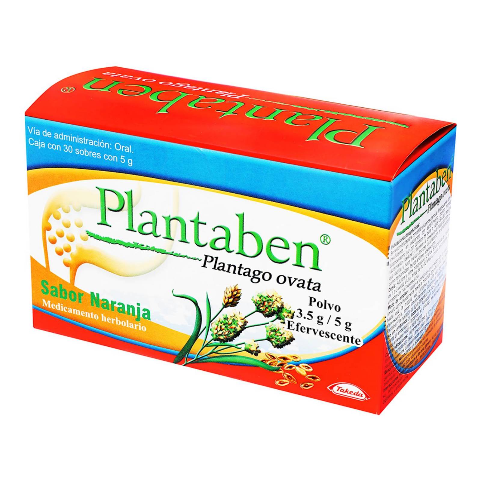 Laxante Plantaben Polvo Efervescente Sabor Naranja 30 sobres